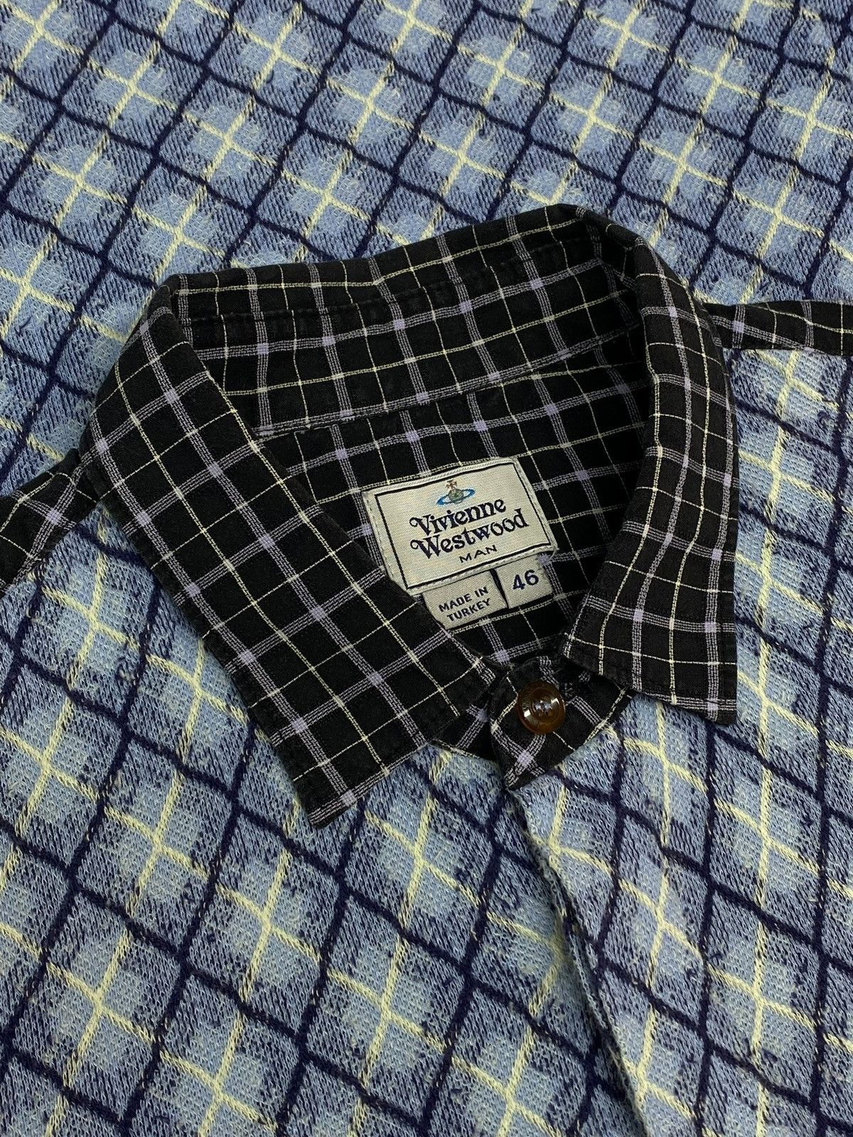 Vivienne Westwood 🔥 VIVIENNE WESTWOOD RUNWAY MIXED PATTERN GOTH PUNK SHIRT 🔥 Size US S / EU 44-46 / 1 - 5 Thumbnail
