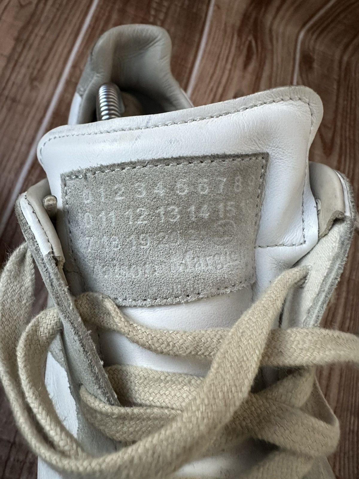 Maison Margiela Maison Margiela REPLICA GAT Gray/White Lowtop Sneaks Size US 8 / EU 41 - 17 Thumbnail