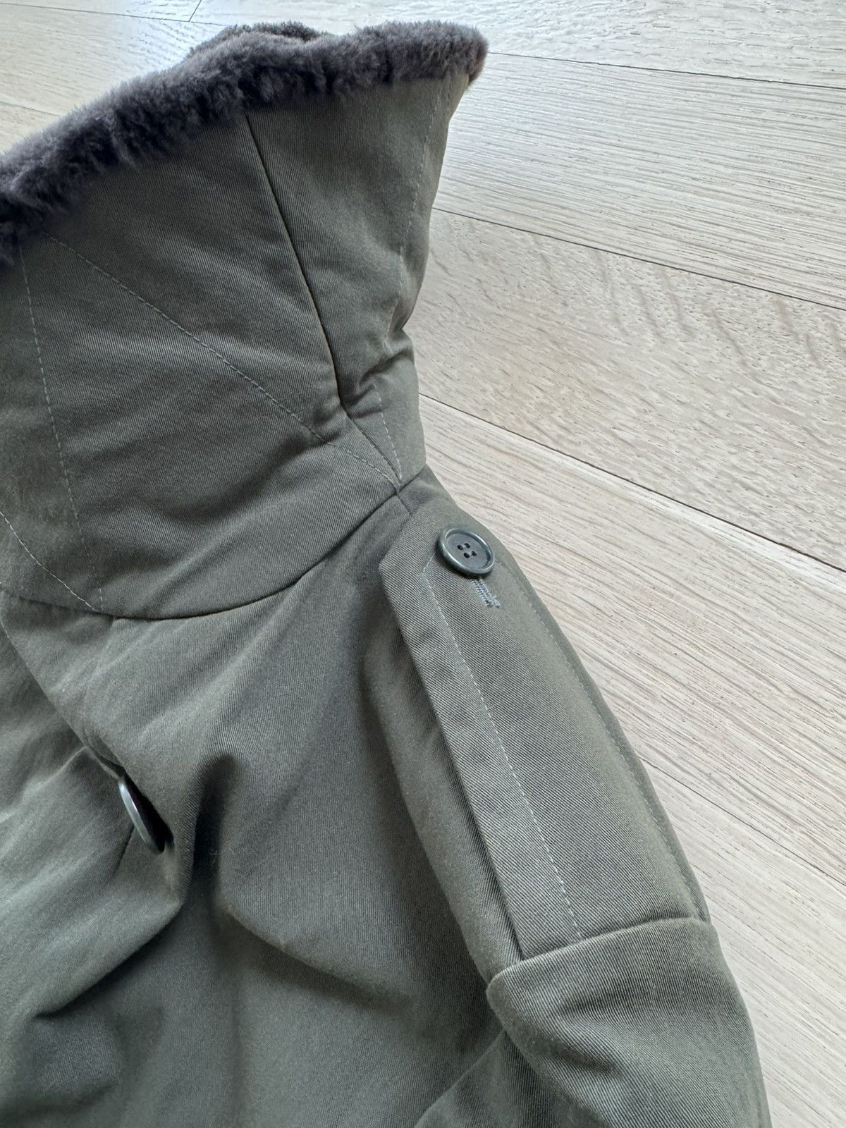 Aspesi Military inspired peacoat with fur Size US M / EU 48-50 / 2 - 8 Thumbnail