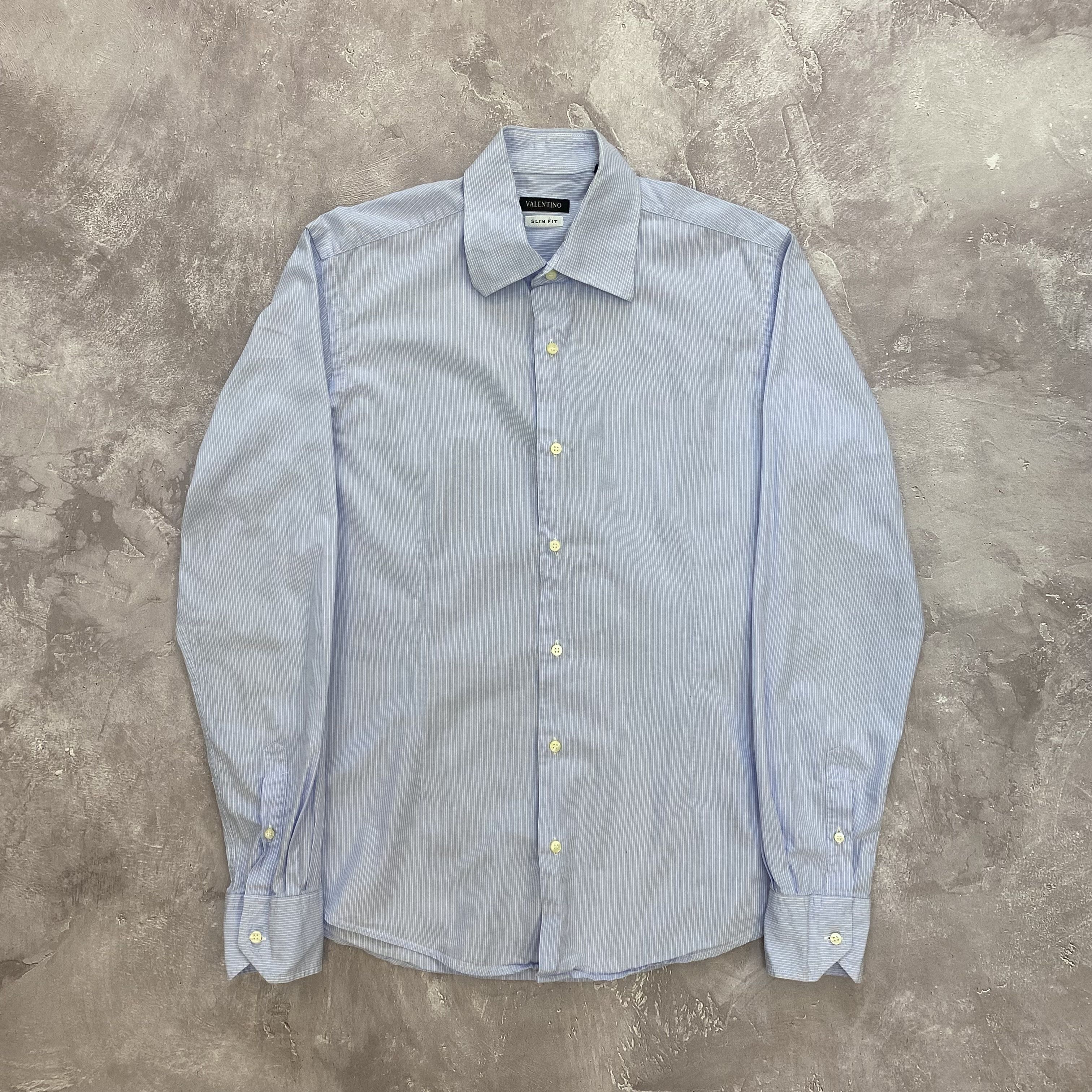 Designer Vintage Valentino Long Sleeve Shirt Size US M / EU 48-50 / 2 - 1 Thumbnail
