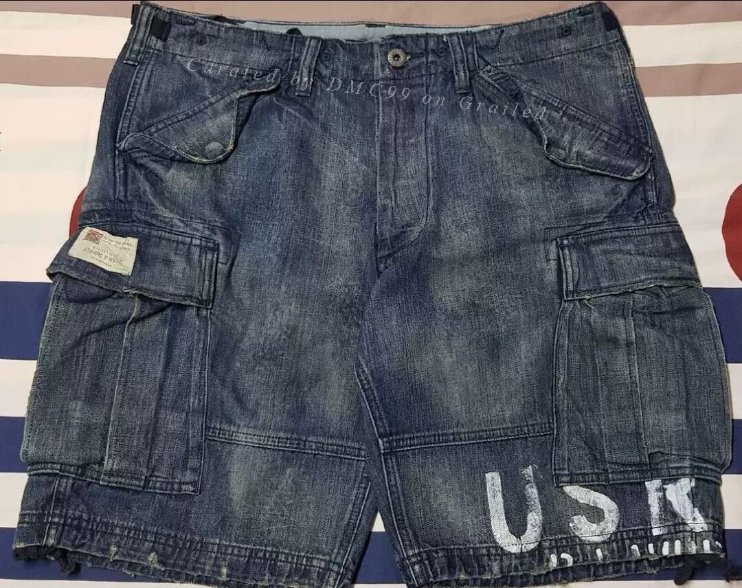 RRL Ralph Lauren Ralph Lauren Distressed Denim Shorts Size US 30 / EU 46 - 1 Thumbnail