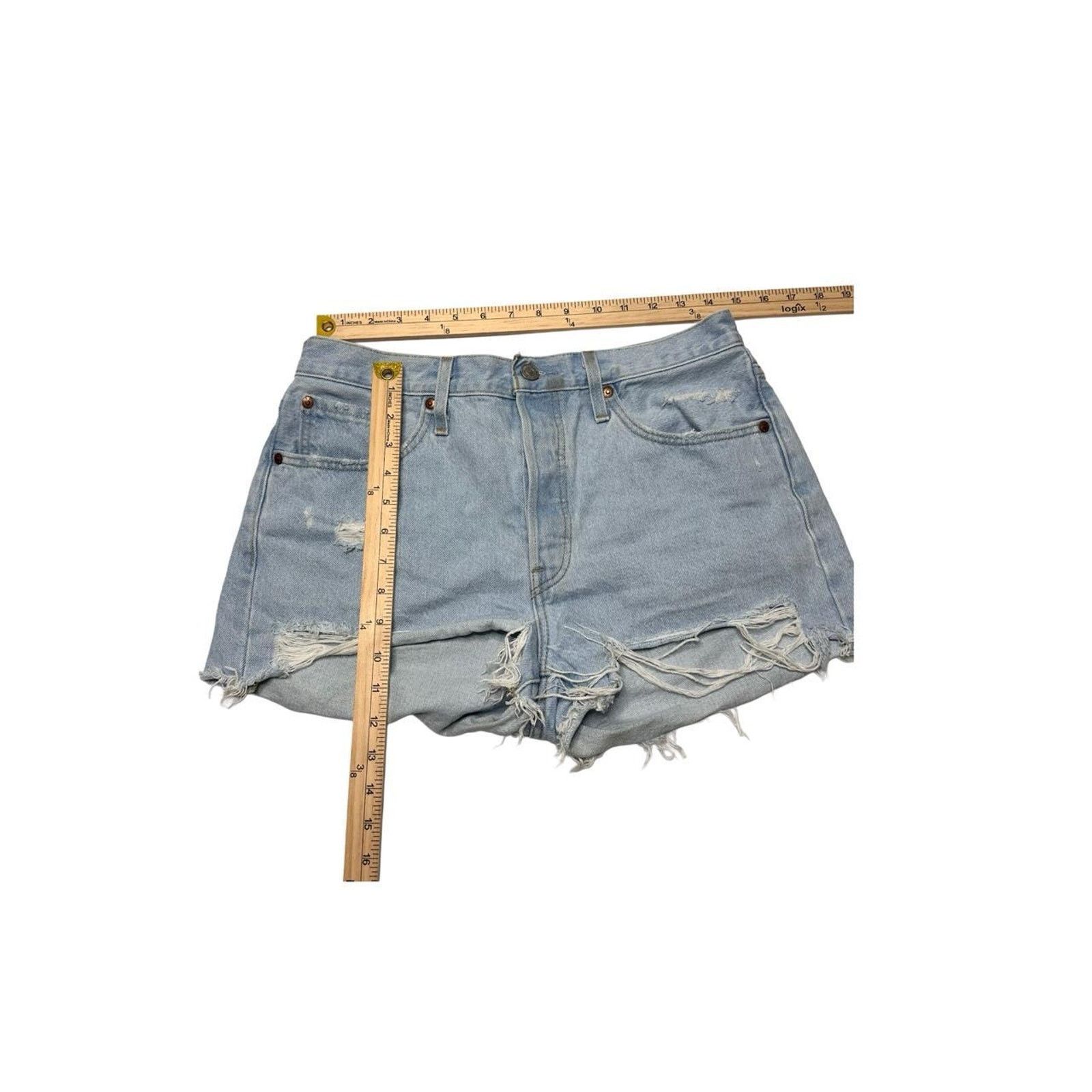 Levi's Womens 501 w29 levis denim Size 29" - 3 Thumbnail
