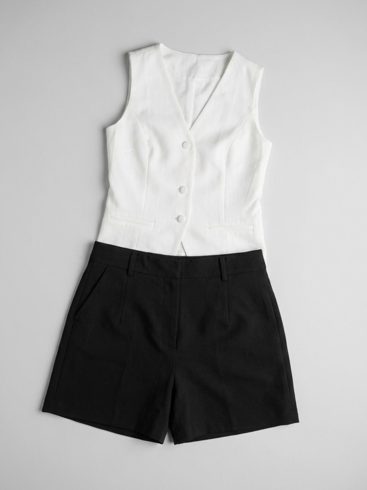 Casey Casey Classic Black Women's Dress Shorts Size 28" / US 6 / IT 42 - 1 Thumbnail