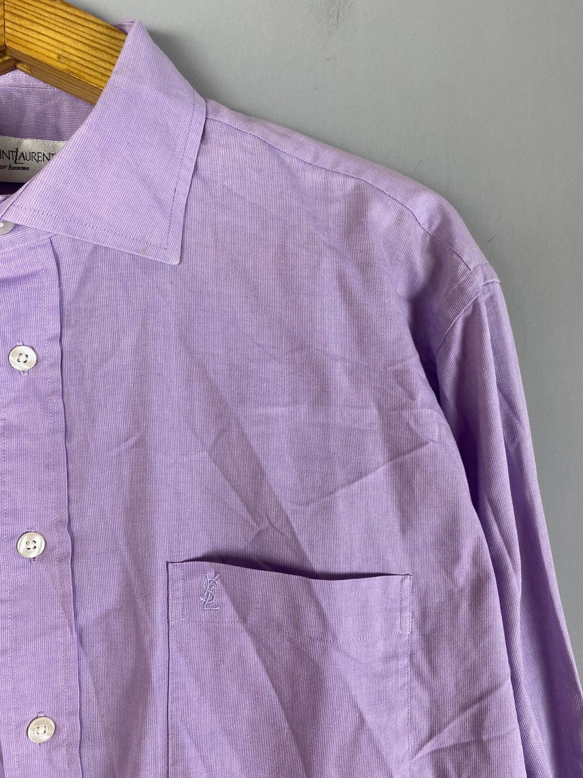 Yves Saint Laurent Vintage Yves Saint Laurent shirt Size US L / EU 52-54 / 3 - 3 Thumbnail