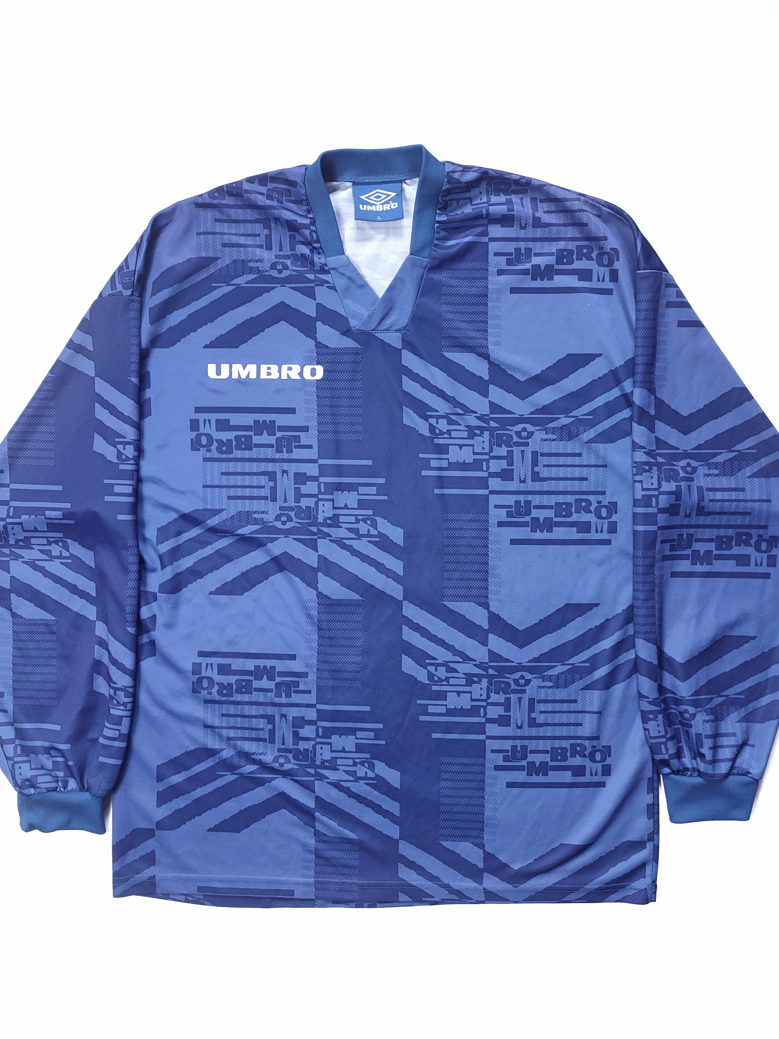Umbro × Vintage Vintage Umbro Monogram Jersey Shirt Size US XL / EU 56 / 4 - 1 Thumbnail