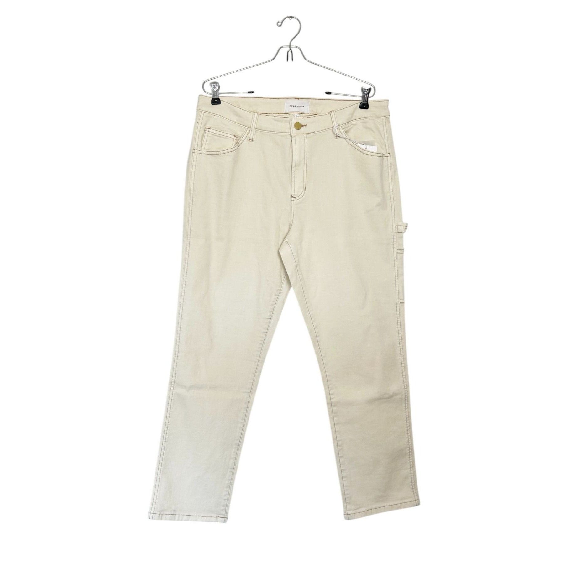 Other Dear John Blaire Straight Crop Cargo Jeans in Wheat - Sz 32 Size 32" / US 10 / IT 46 - 1 Thumbnail