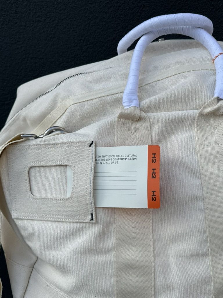 H&M × Heron Preston H&M Heron Preston H2 Collection Canvas Weekend Bag Size ONE SIZE - 12 Thumbnail