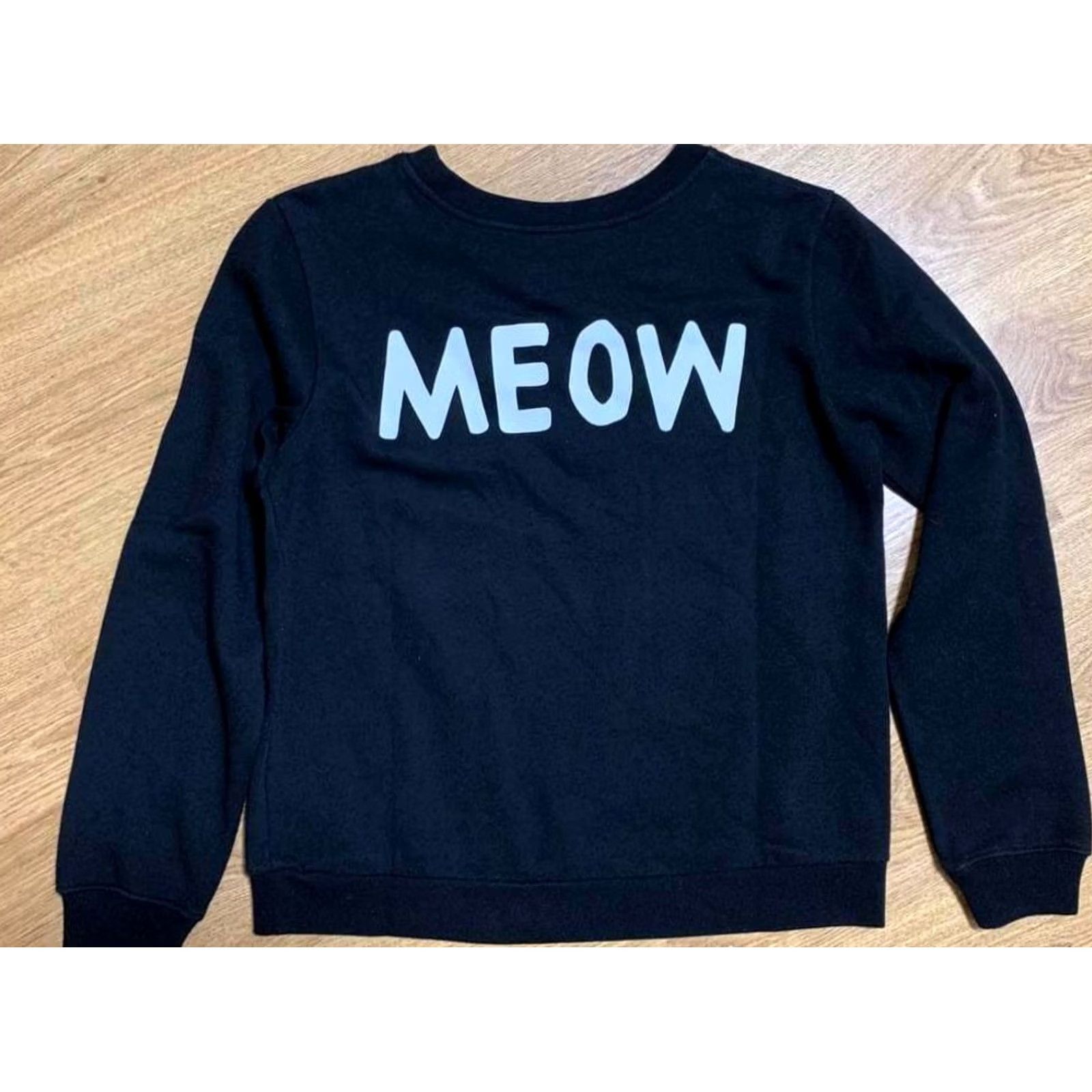 Vintage CLAUDIE PIERLOT Sweatshirt Logo Print Black Size L Women's Size L / US 10 / IT 46 - 2 Thumbnail