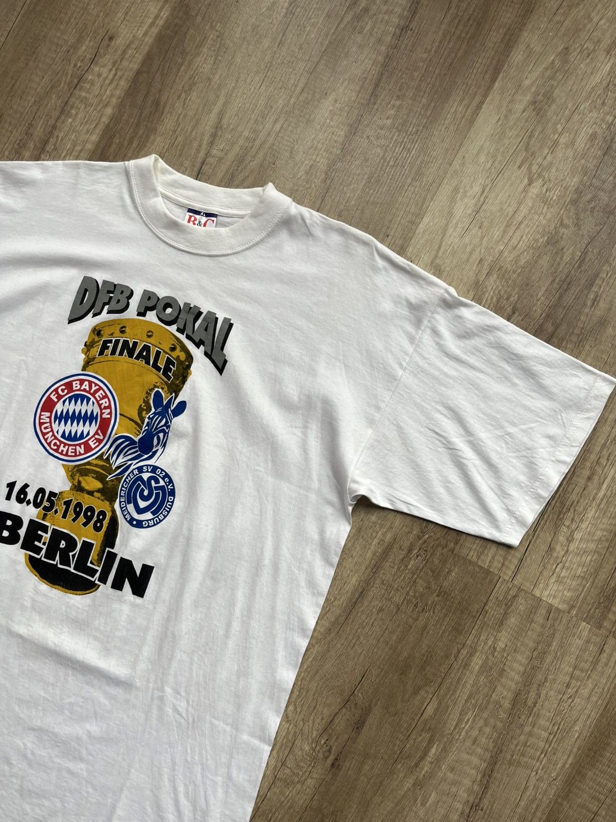Vintage FC Bayern München MSV 1998 T-Shirt Size XL Size US XL / EU 56 / 4 - 3 Thumbnail