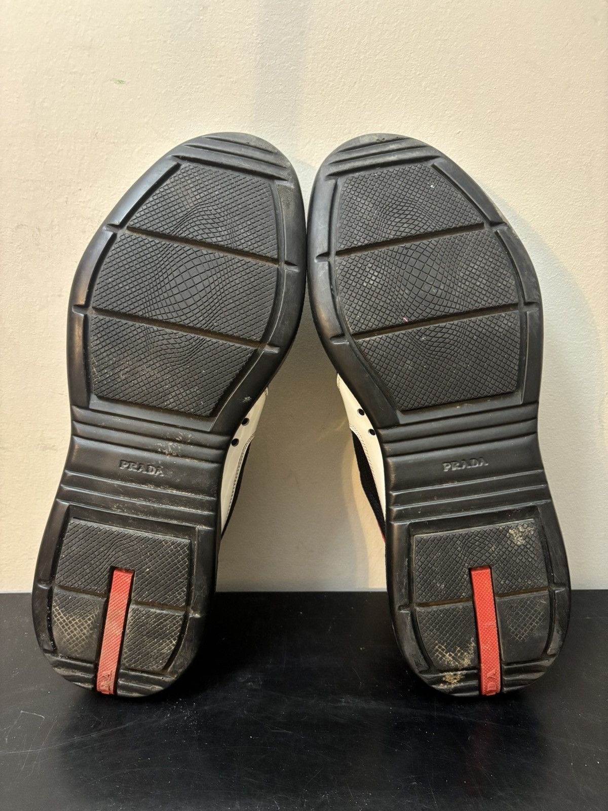 Prada Prada America’s Cup Patent Leather White Red Black Size US 12 / EU 45 - 6 Thumbnail