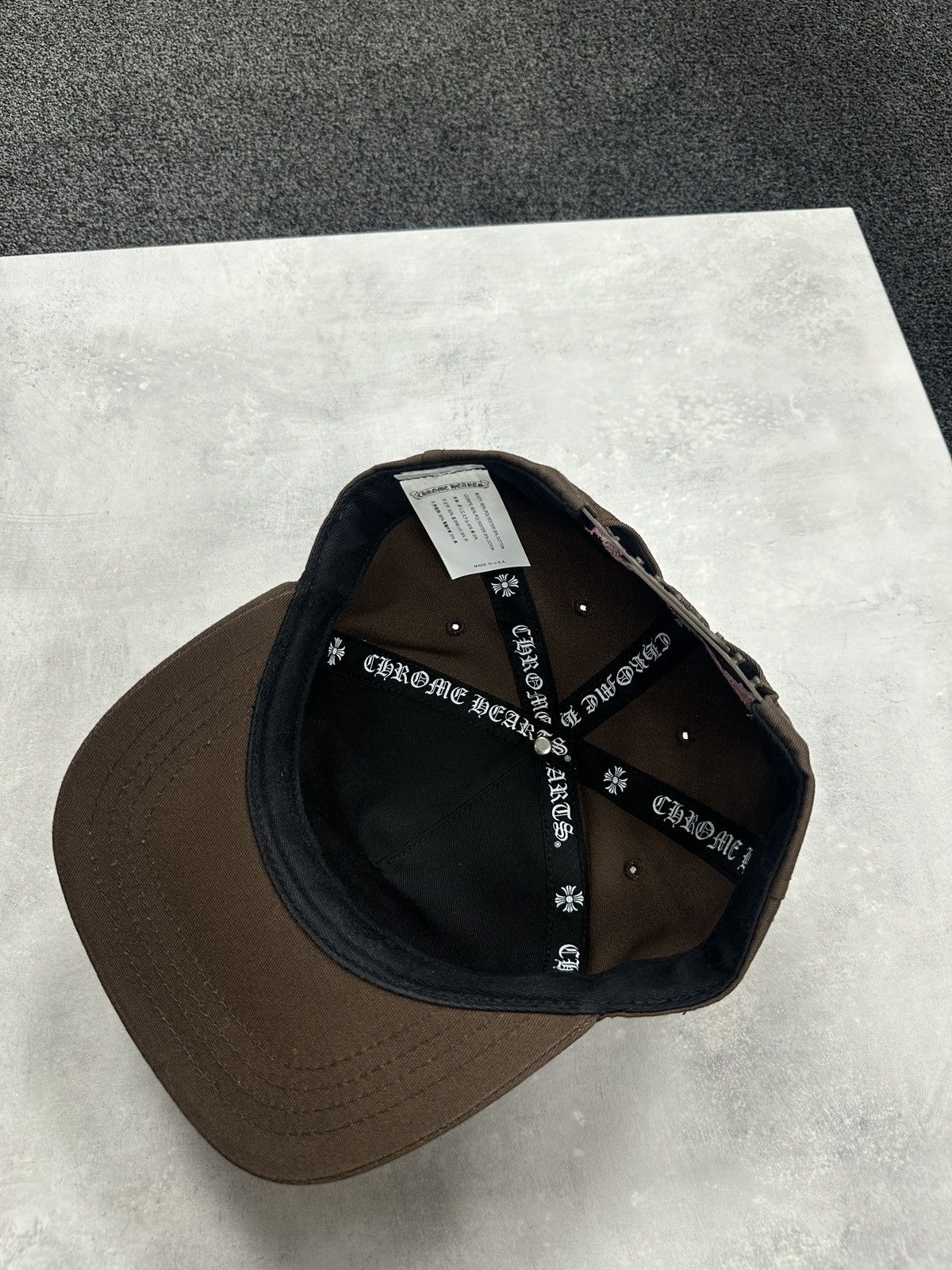 Chrome Hearts Chrome Hearts CH Baseball Cap Hat Brown Pink Size ONE SIZE - 6 Thumbnail