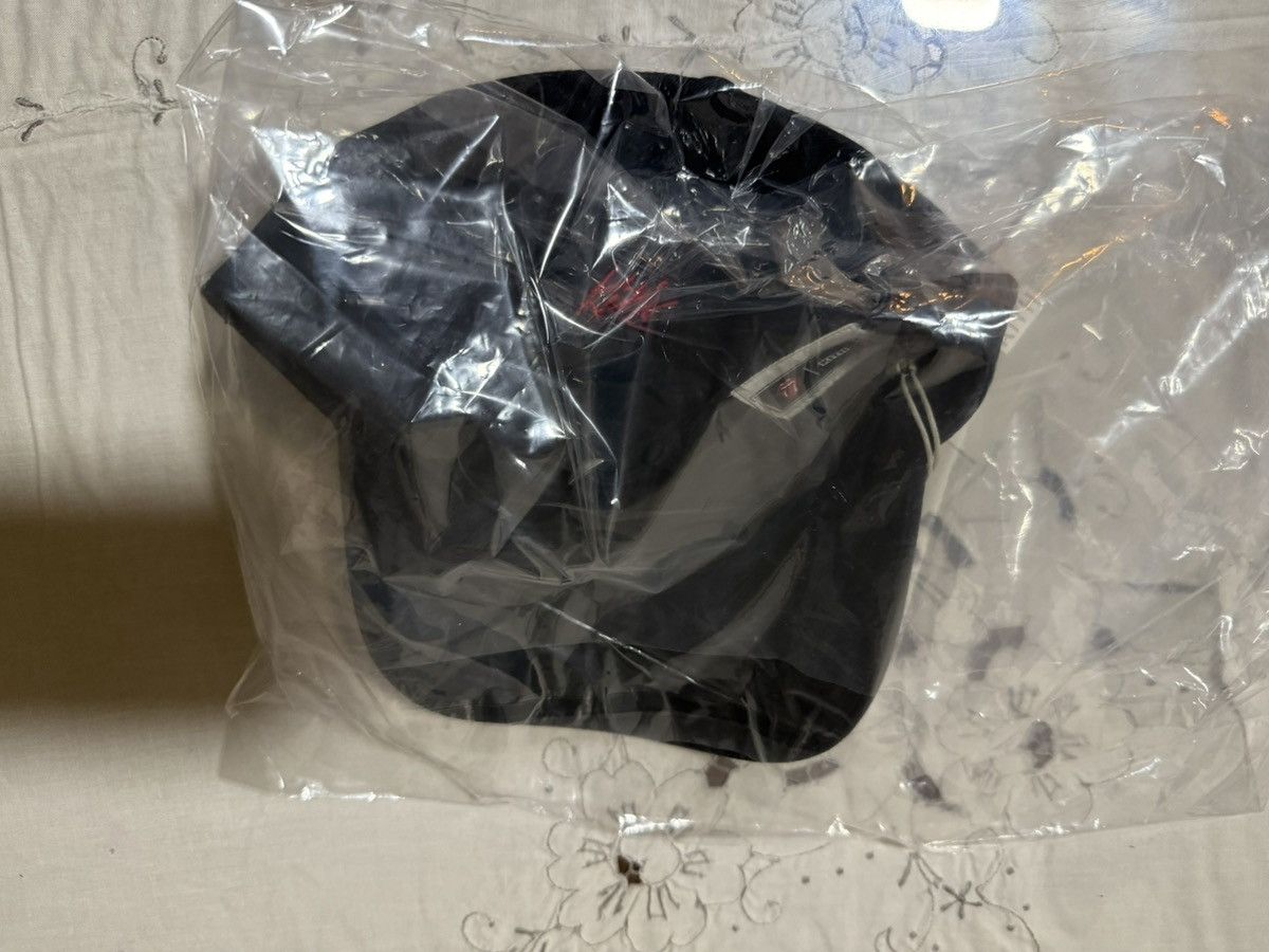 Kith Kith Rolling Stones Aaron Classic Cap Black Hat Embroidered Size ONE SIZE - 8 Thumbnail