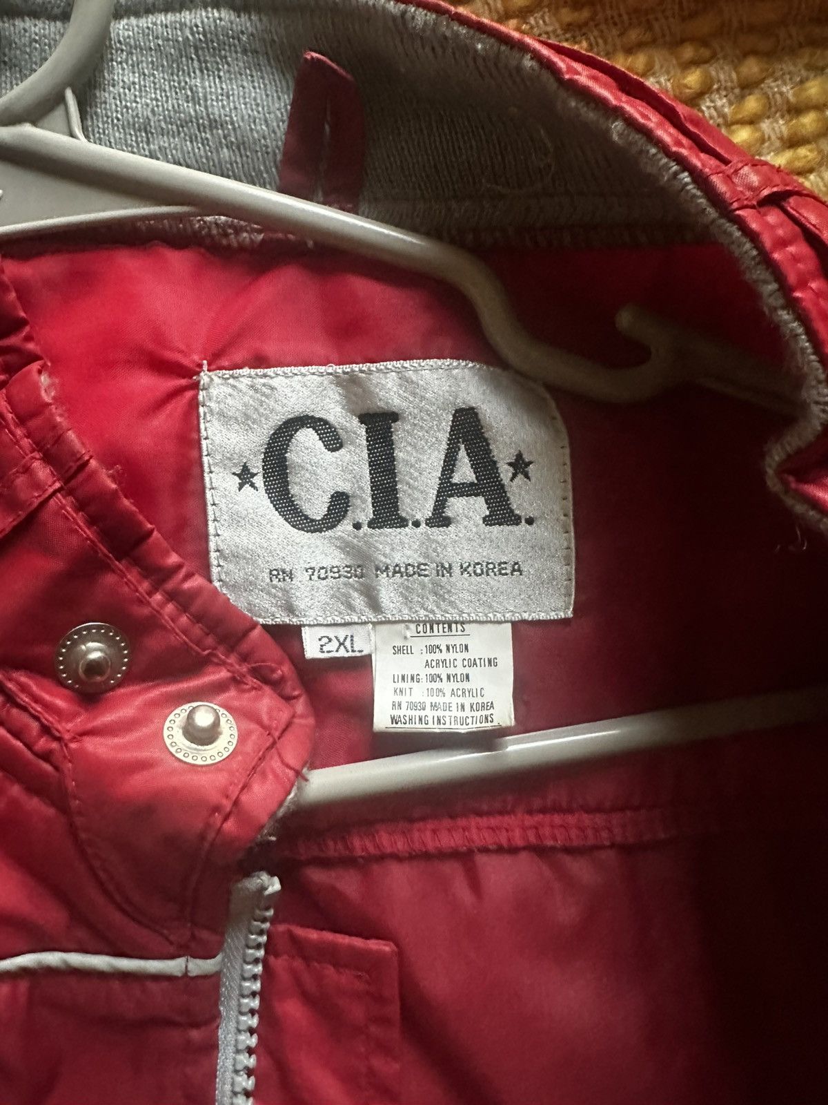 Other Red & Gray C.I.A Jacket made in Korea Size US L / EU 52-54 / 3 - 2 Thumbnail