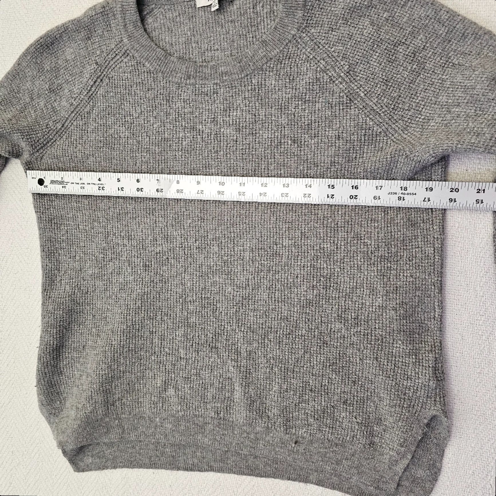 Madewell Madewell Pullover Sweatshirt Sweater Shirt Long Sleeve Gray L Women’s Crew Neck Alpaca Merino Wool Knit Pattern Solid Size L / US 10 / IT 46 - 5 Thumbnail