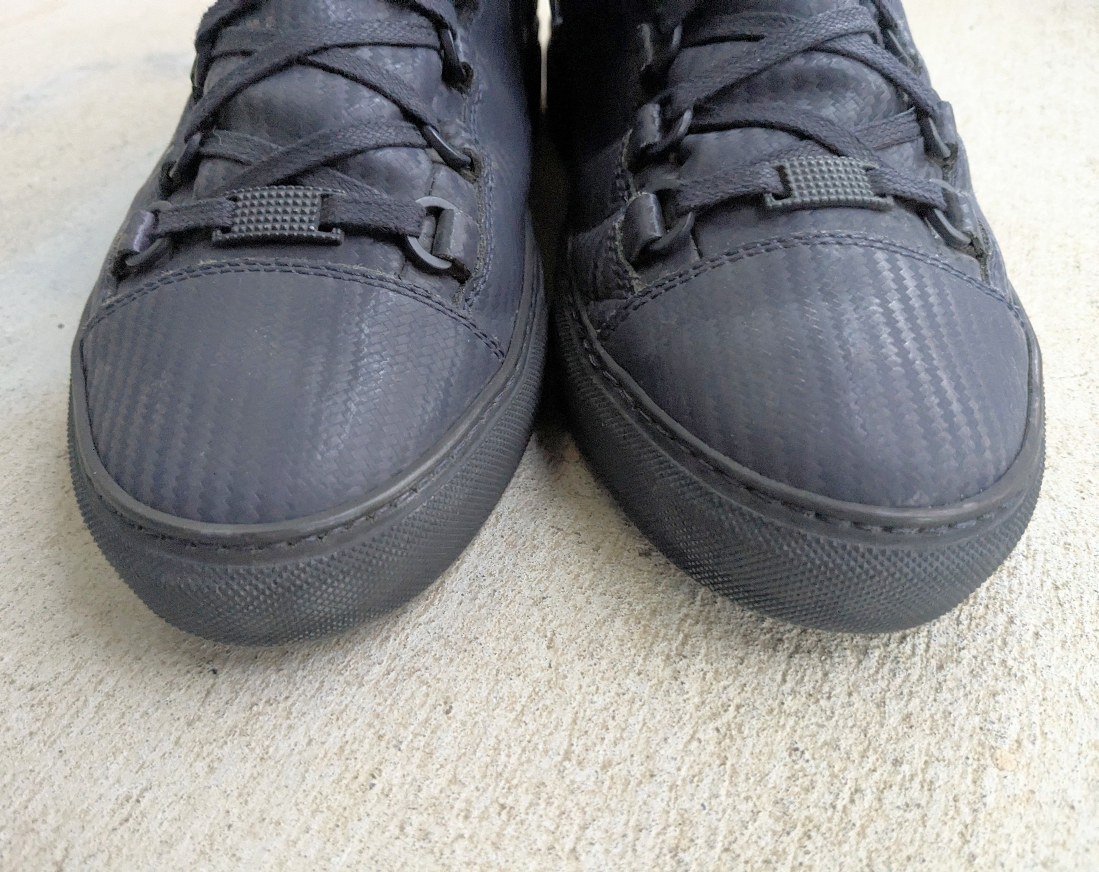 Balenciaga Balenciaga Arena Navy Blue 9 Leather High Tops Size US 9 / EU 42 - 2 Thumbnail