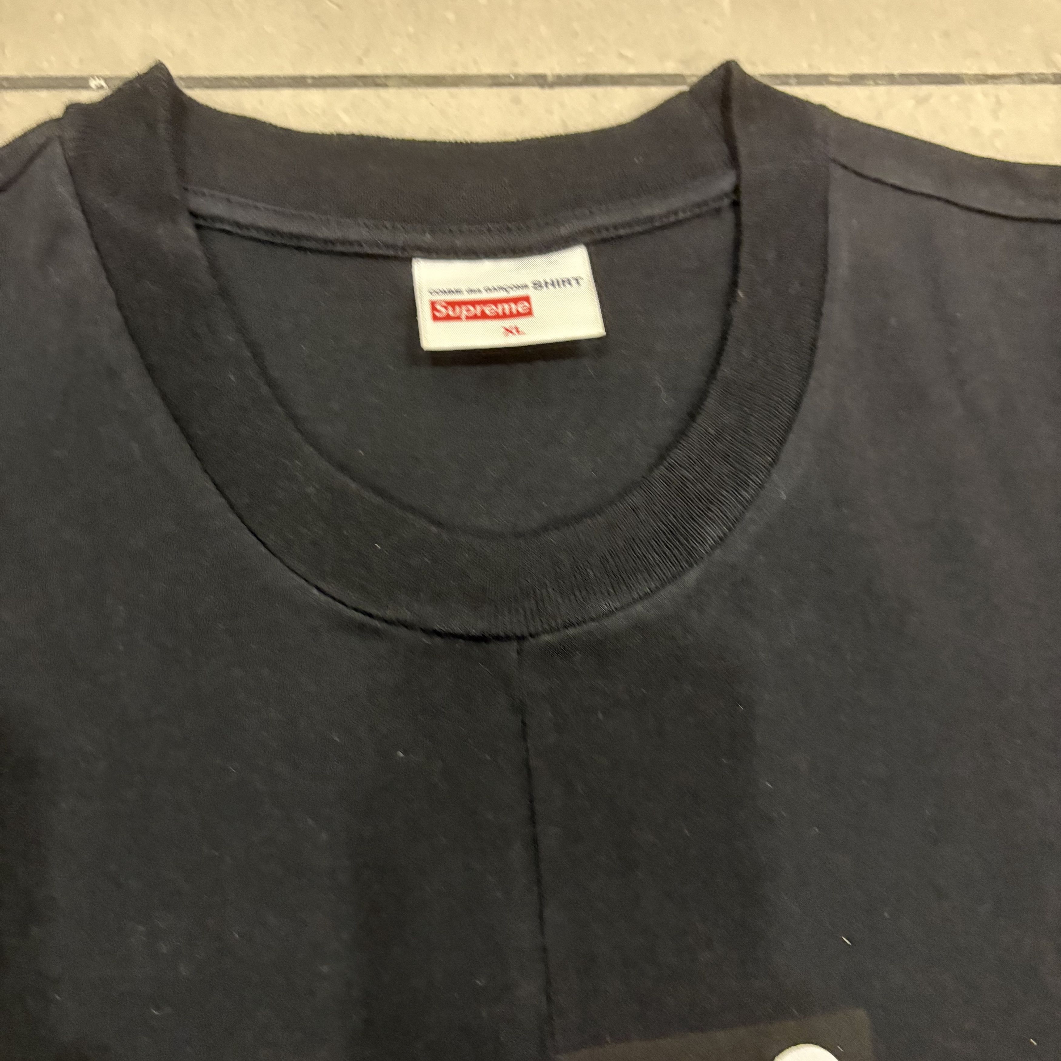 Comme des Garcons SHIRT × Supreme Supreme x Comme des Garcons Split Box Logo T-Shirt Size US XL / EU 56 / 4 - 3 Thumbnail