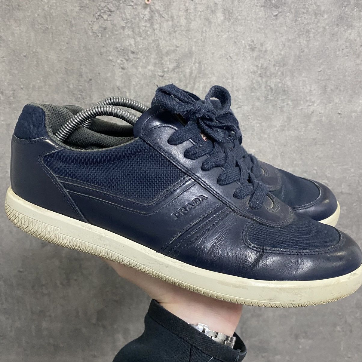 Prada Vintage Prada Shoes Red Tab Sneakers Size US 7 / EU 40 - 3 Thumbnail