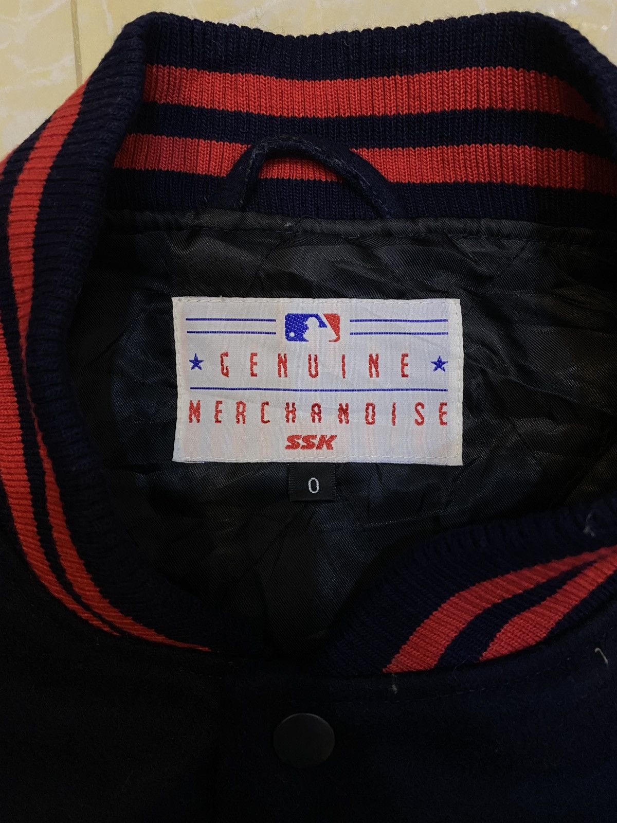 MLB Indians Majestic Baseball Bomber Size US L / EU 52-54 / 3 - 5 Thumbnail