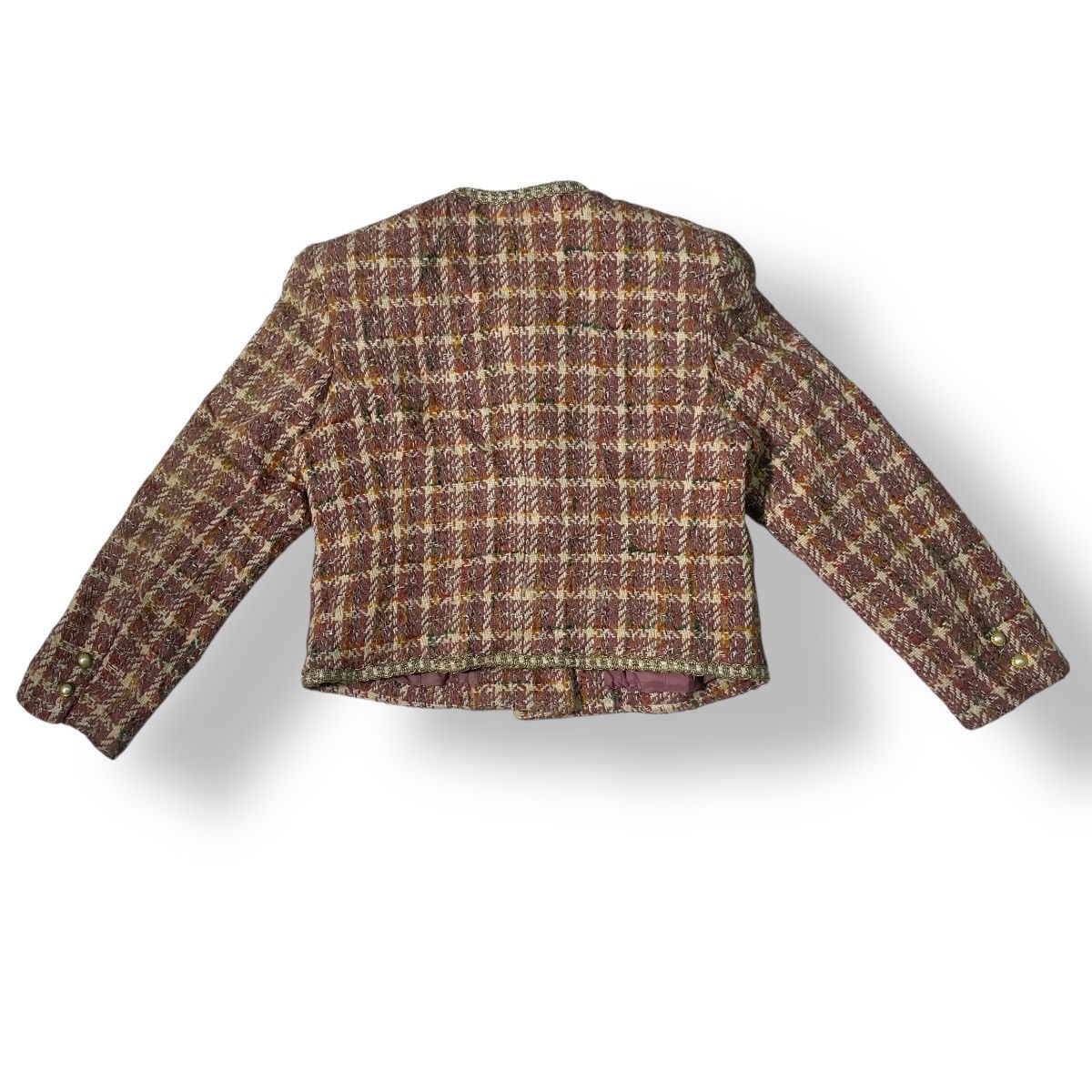 Christophe Lemaire Paul Lemaire Cropped Knitted Tweed Jacket Women Size XS / US 0-2 / IT 36-38 - 17 Thumbnail