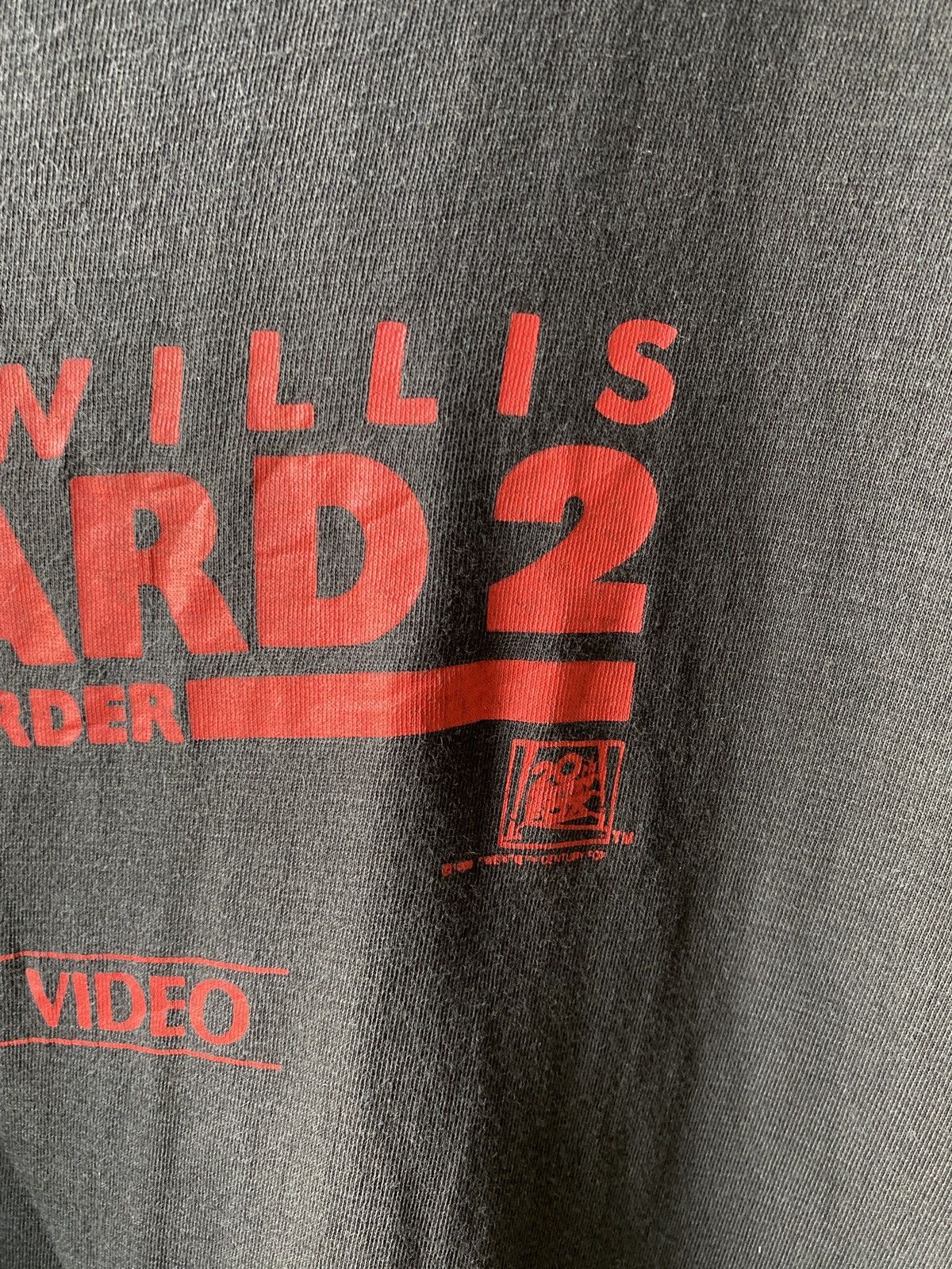 Fox Racing × Vintage Vintage 90’s Bruce Willis Die Hard 2 Promotion Movie Shirt Size US S / EU 44-46 / 1 - 6 Thumbnail