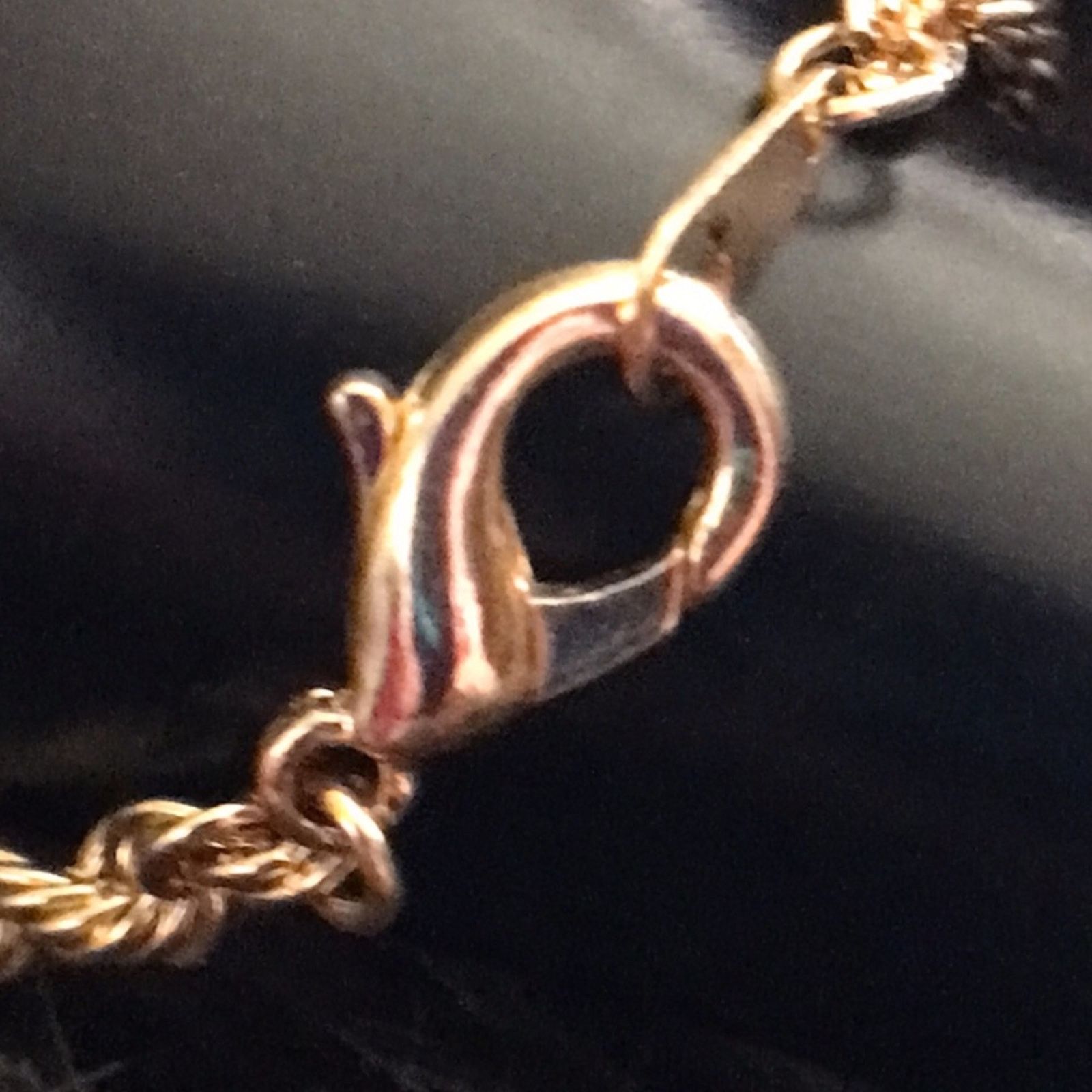 Jewelry Shiny sparkly gold tone rope chain bracelet Size ONE SIZE - 3 Thumbnail