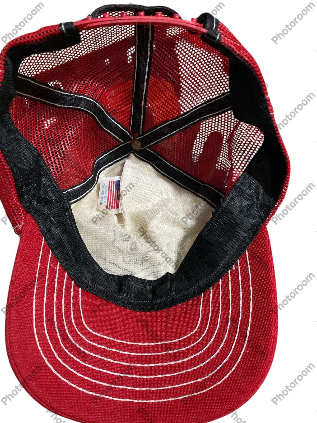 Vintage Vintage Truckers Skull Cross Bones Made In USA Size ONE SIZE - 4 Thumbnail