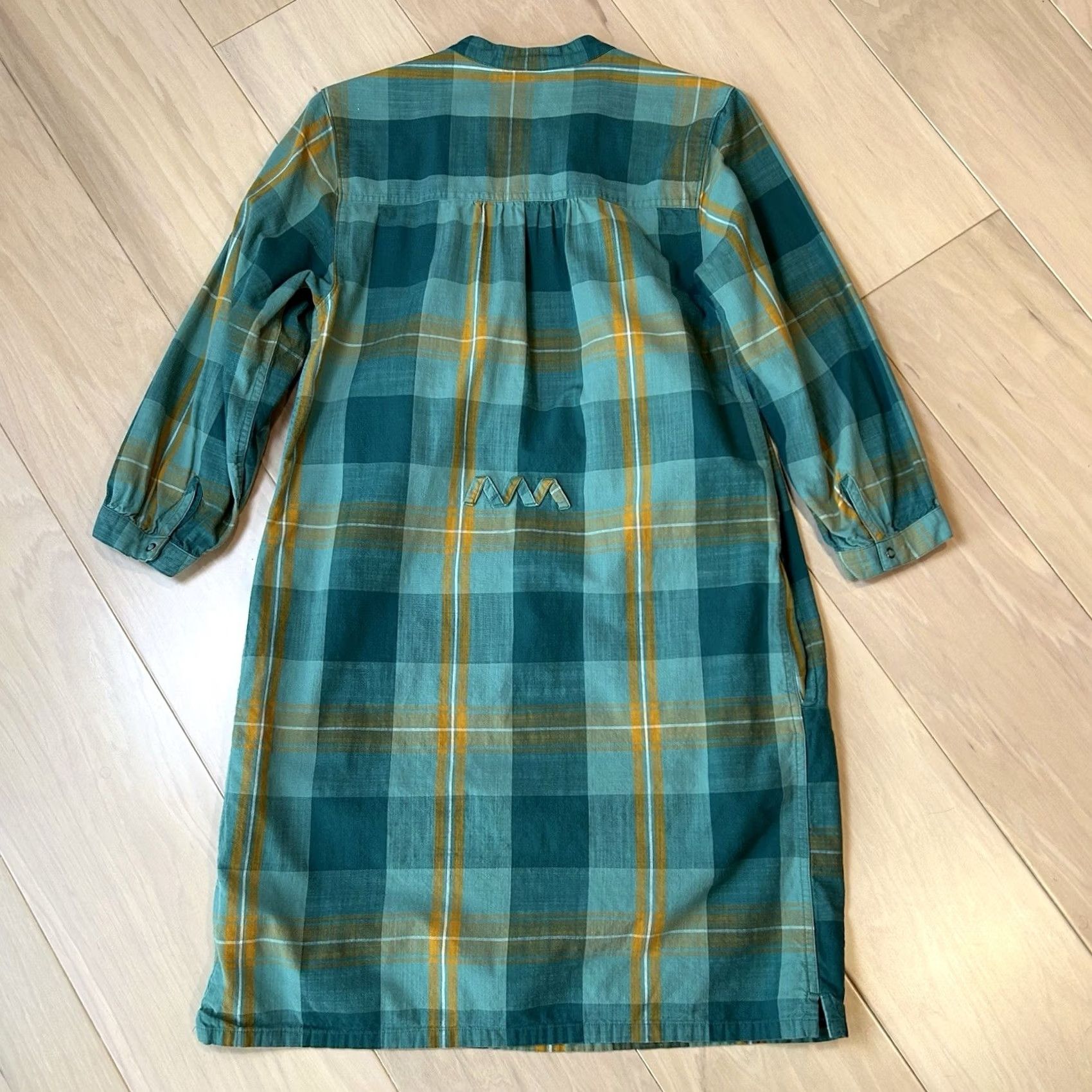 Patagonia Patagonia Dress Shirt Green Plaid Womens 6 Knee Length Raglan Sleeve Pockets Cotton Pullover Collared Vintage No Size M / US 6-8 / IT 42-44 - 3 Thumbnail