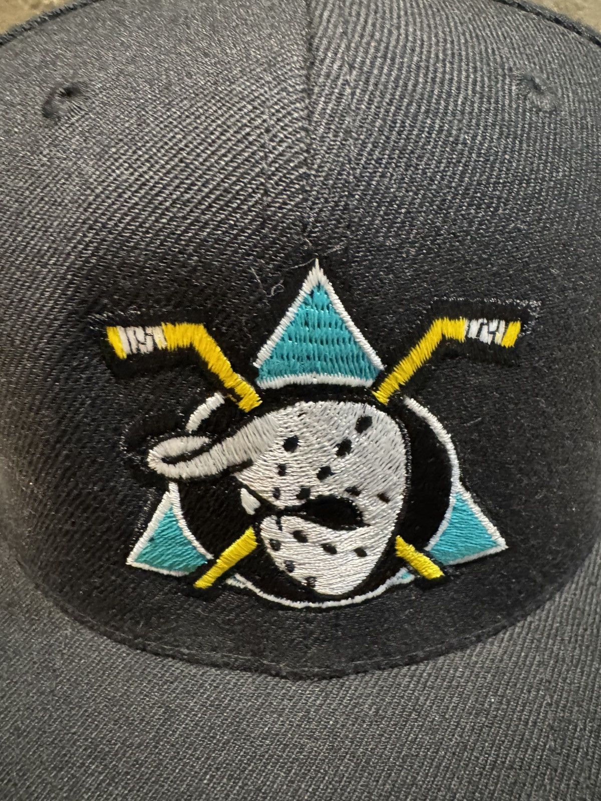 Other Kill the Hype KTH Anaheim Mighty Ducks Black Snapback Hat Size ONE SIZE - 2 Thumbnail