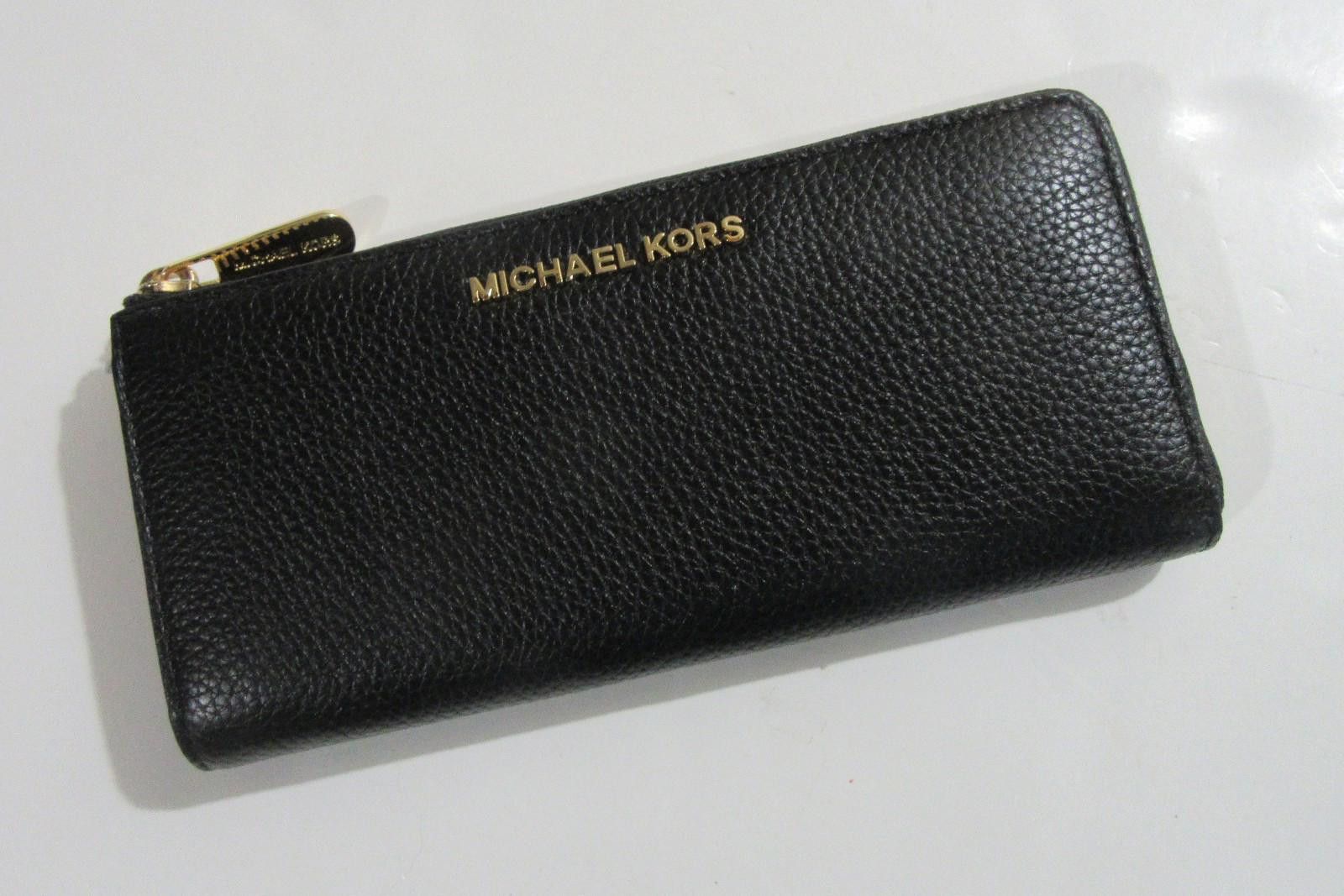 Michael Kors Michael Kors Bedford Large Three Quarter Zip Black / Gold Size ONE SIZE - 1 Thumbnail