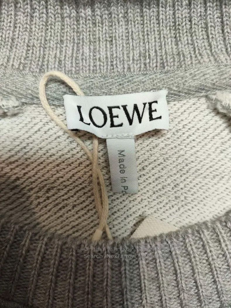 Loewe LOEWE Gray short sweatshirt, size xs Size XS / US 0-2 / IT 36-38 - 3 Thumbnail