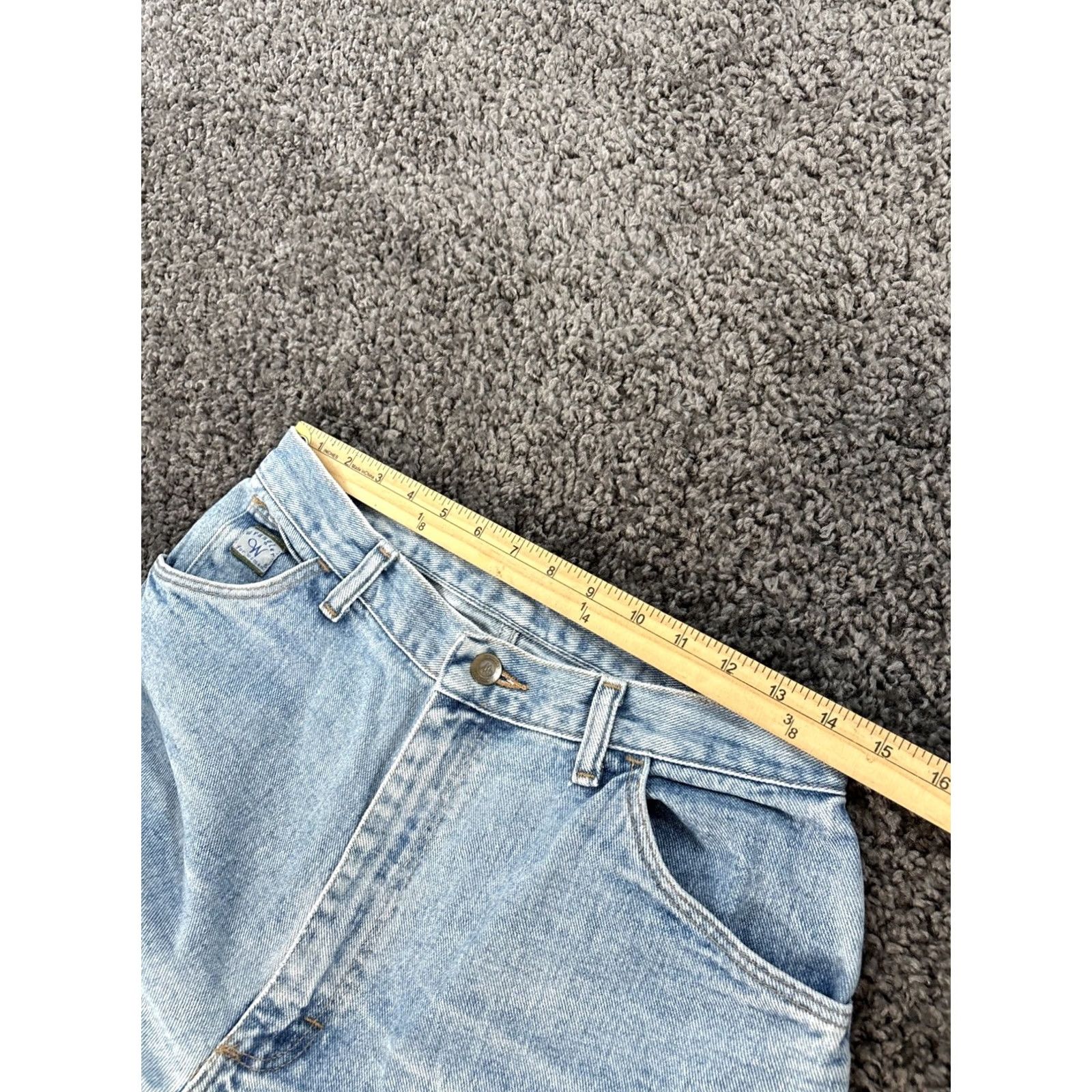 Wrangler VINTAGE Wrangler Jeans Womens 28x31 Blue High Rise Light Wash 90s Mom Denim Pants Womens Size 28" / US 6 / IT 42 - 4 Thumbnail