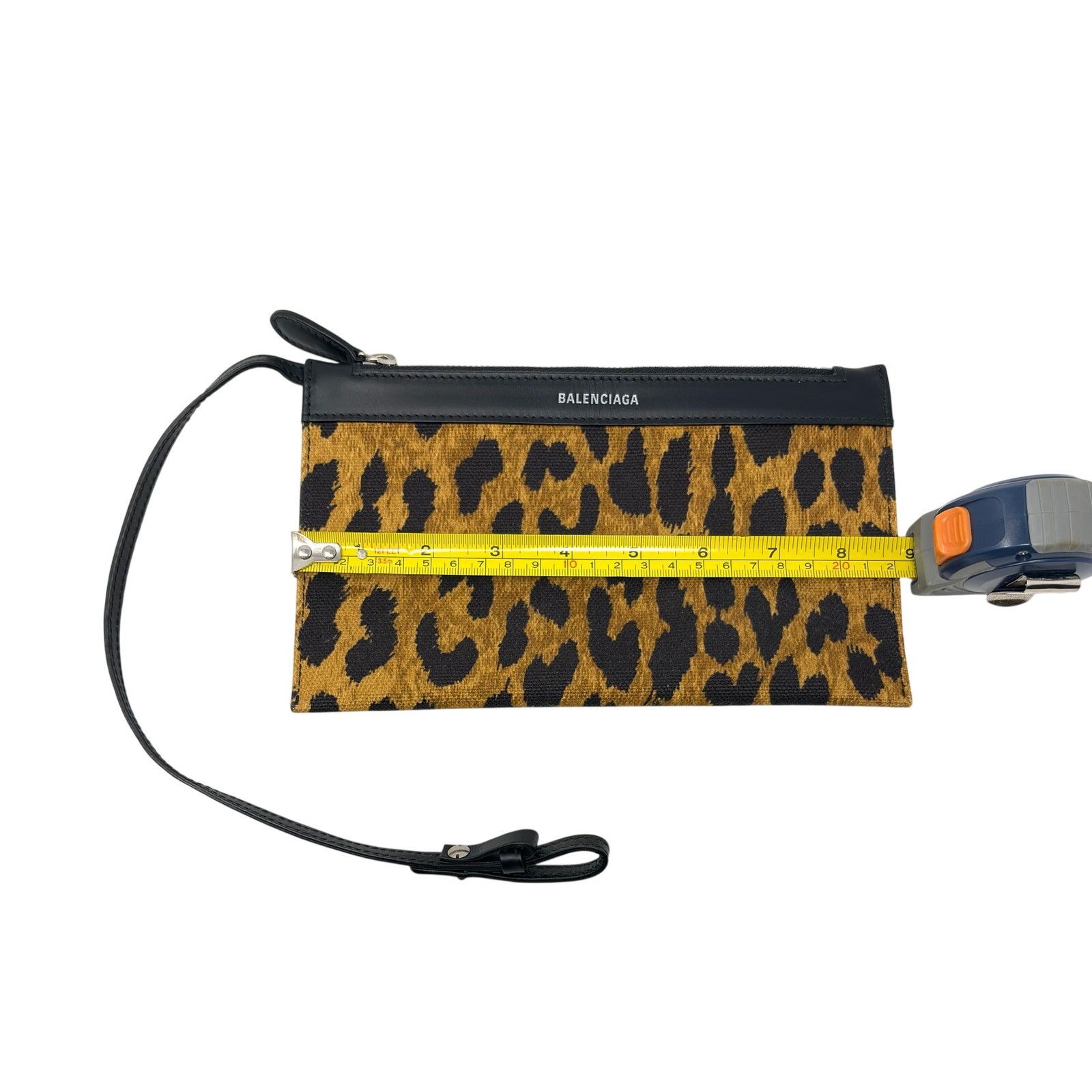 Balenciaga Balenciaga Leopard Print Zipper Pouch Size ONE SIZE - 5 Thumbnail