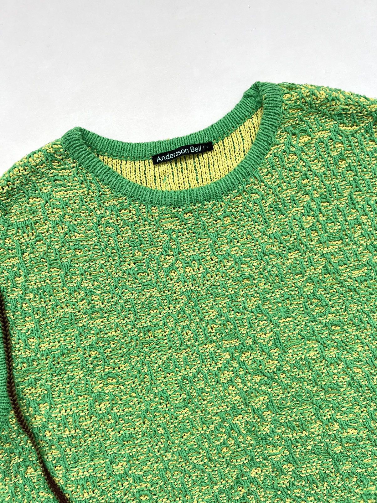 Andersson Bell Anderson Bell Elmers Vest Green Cotton/Linen Blend Oversize Size US M / EU 48-50 / 2 - 9 Thumbnail