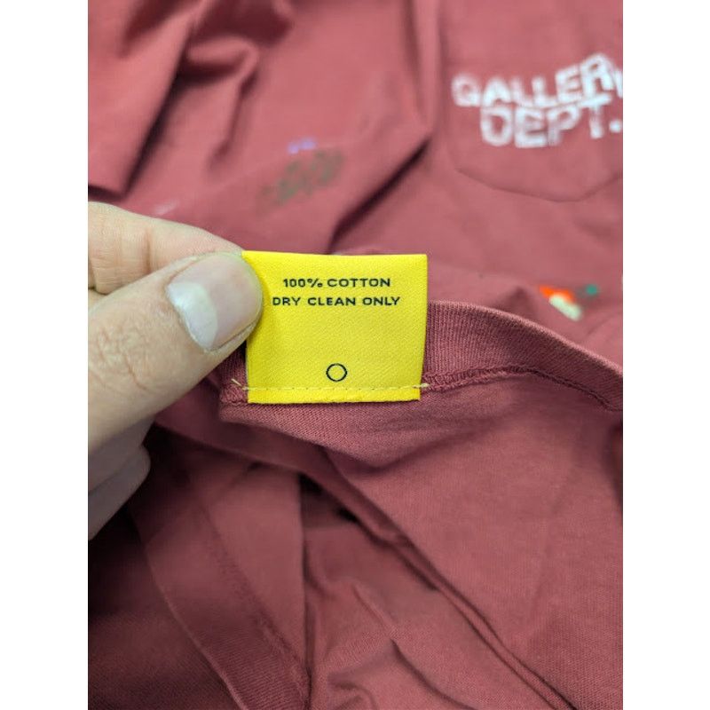 Gallery Dept. o1rshd1 Vintage Logo Painted T-Shirt in Brick Red Size US S / EU 44-46 / 1 - 18 Thumbnail