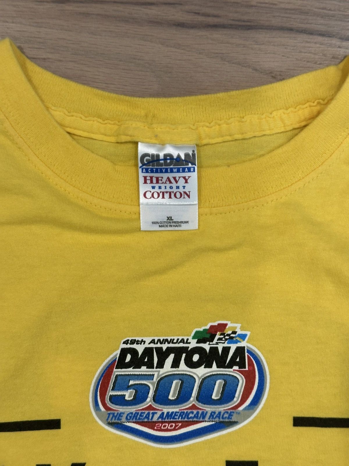 NASCAR Daytona 500 Nascar 2007 Start Your Engines Yellow Shirt XL Size US XL / EU 56 / 4 - 3 Thumbnail
