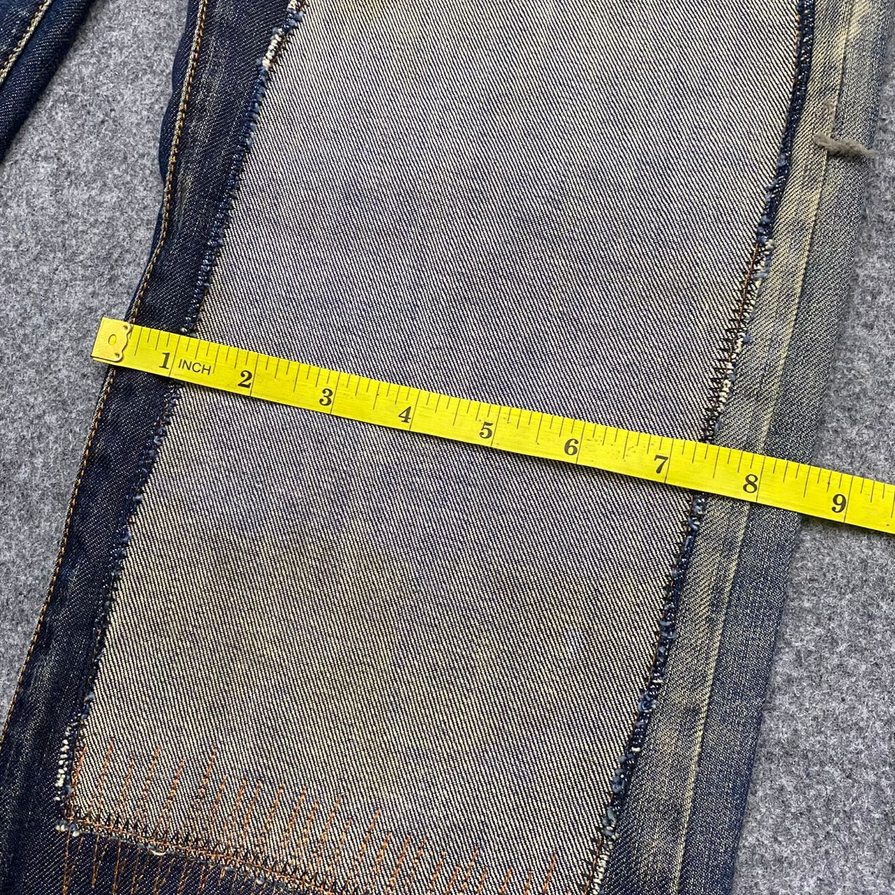 Giorgio Armani 💥Best Offer💥Vintage Armani Jeans Patchwork Denim Size US 32 / EU 48 - 6 Thumbnail