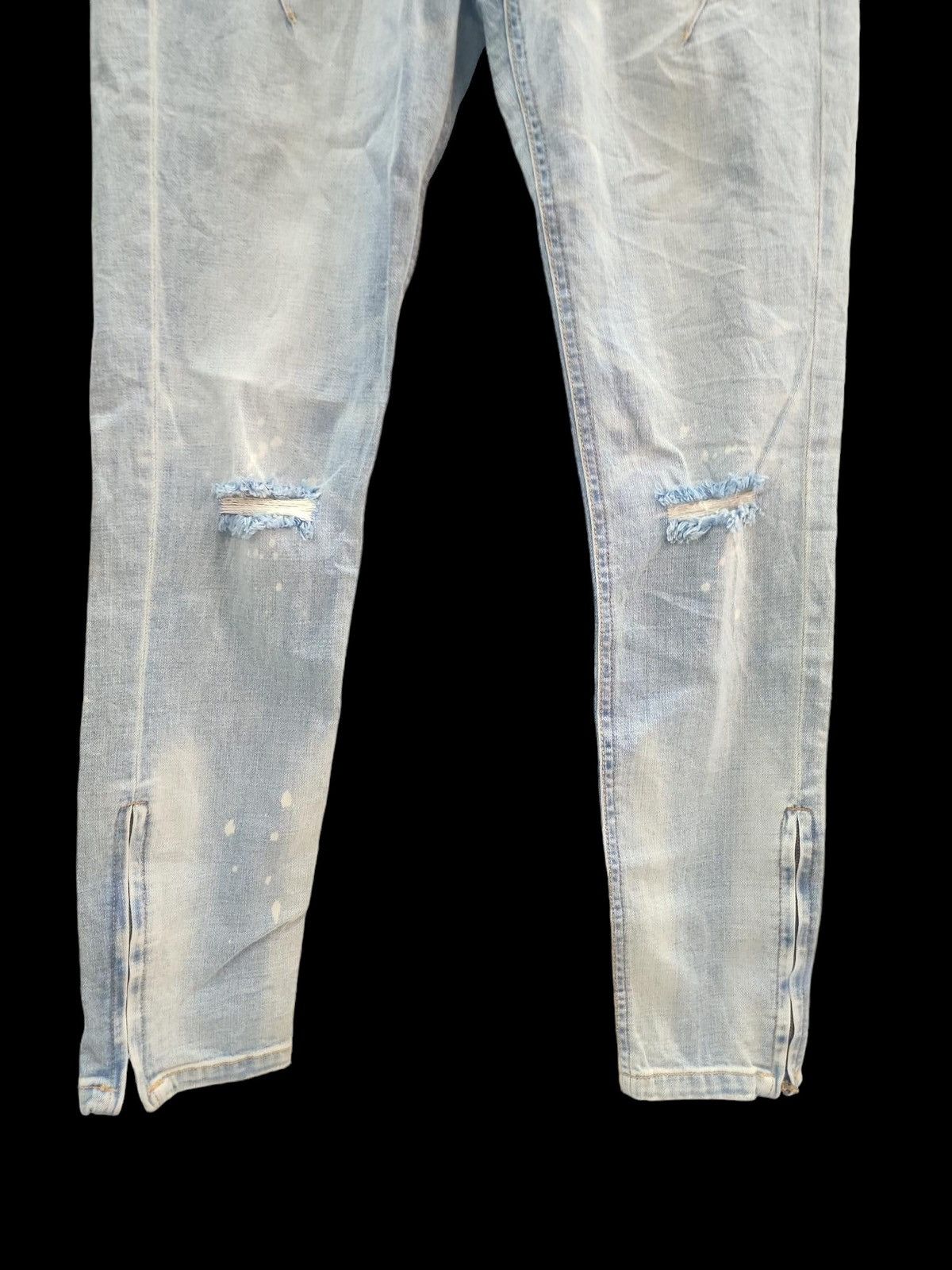 Number (N)ine 🔥NO 9 DISTRESSED PAINTS SPLATTER JEANS Size US 31 - 3 Thumbnail
