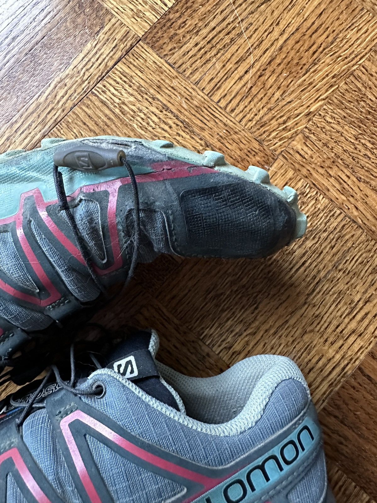 Japanese Brand Salomon Speedcross 4 Hiking Trail Running Shoes Size US 7 / IT 37 - 8 Thumbnail