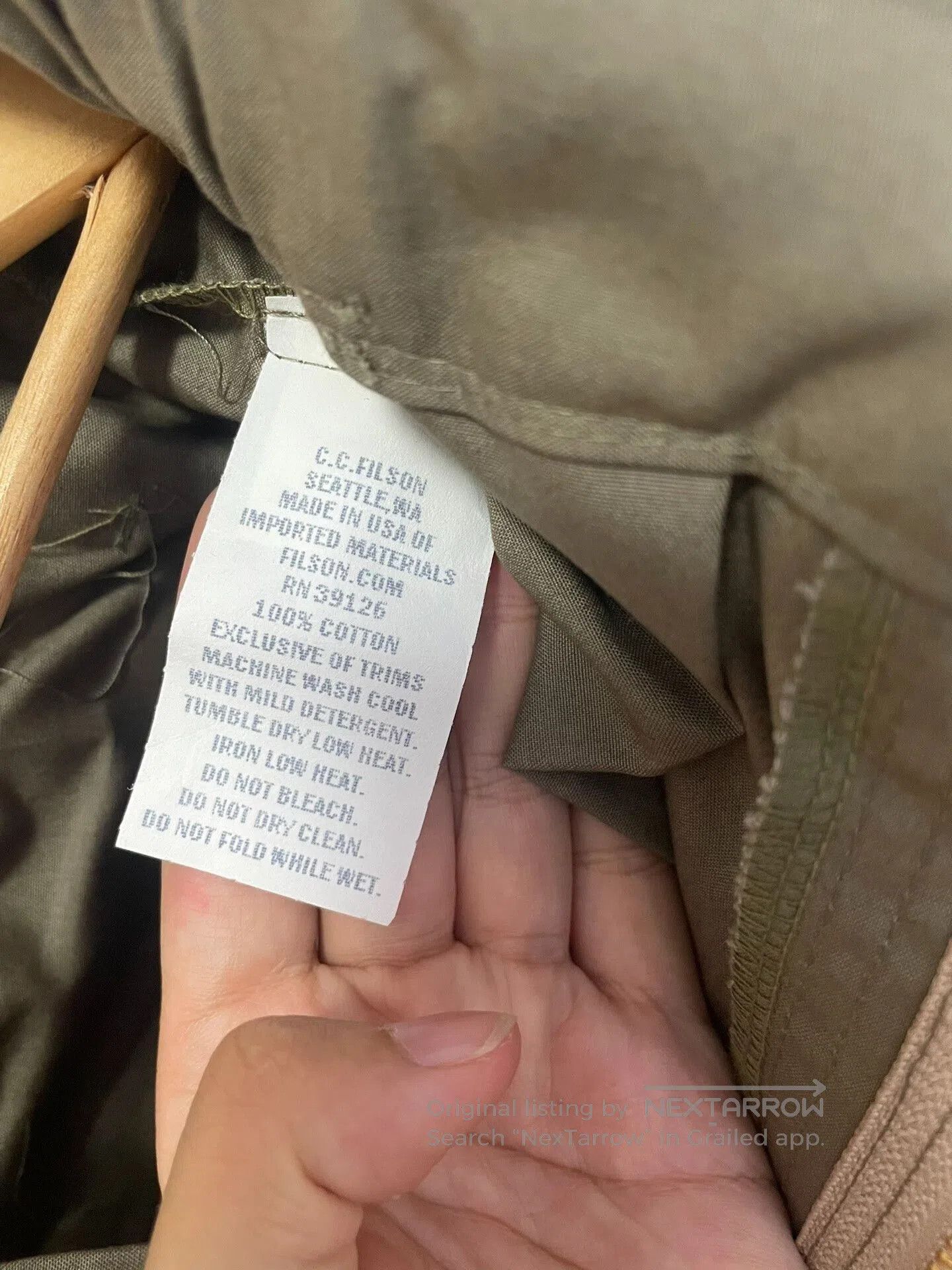 Filson Filson x Freeman Studio Pants. Size US 27 - 8 Thumbnail