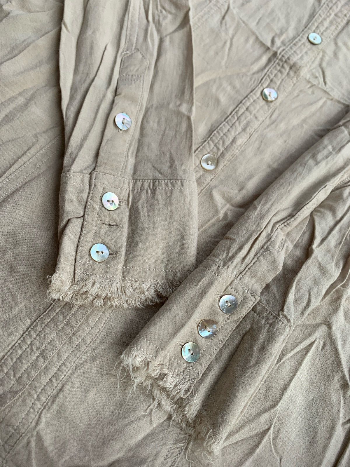 Hysteric Glamour × If Six Was Nine × Japanese Brand Goa Distressed Ifsixwasnine Lgb style Shirt Size US L / EU 52-54 / 3 - 4 Thumbnail