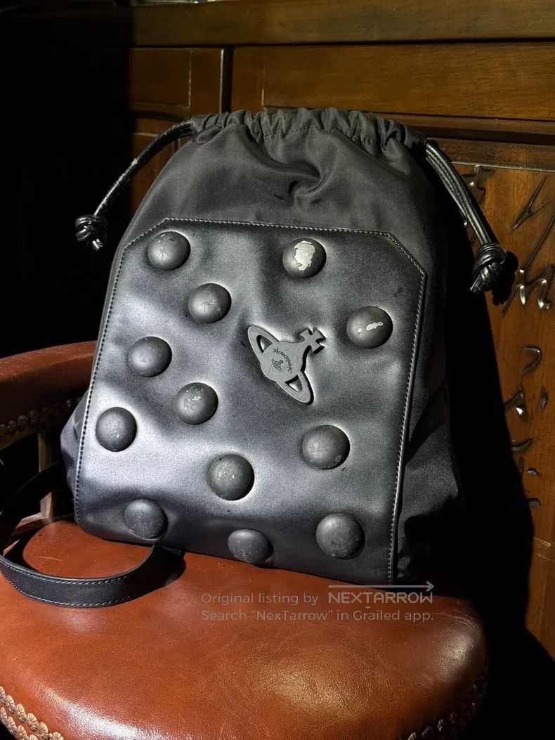 Vivienne Westwood Vivienne Westwood size os Black Relief Dot Saturn Orb Backp Size ONE SIZE - 1 Thumbnail