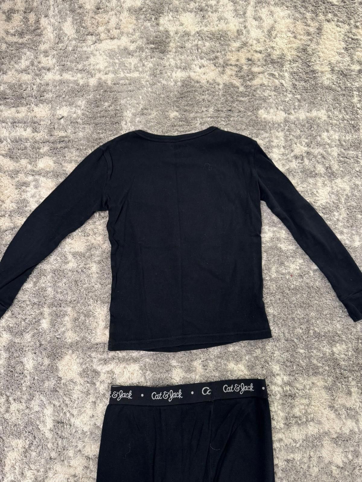 Other Cat & Jack Boys Pajama Size 8 Black 2pc Sleepwear LongSleeve Size ONE SIZE - 3 Thumbnail