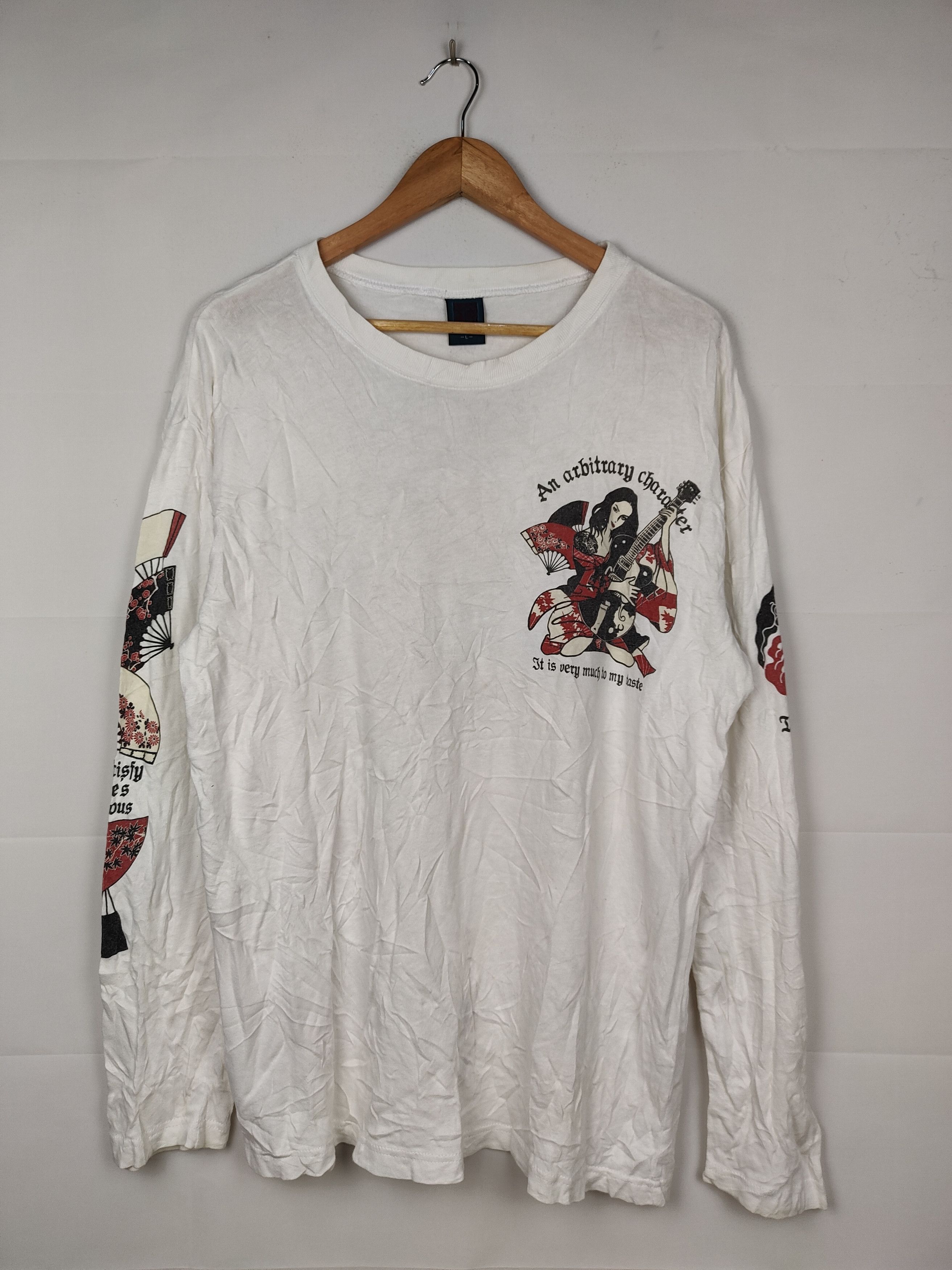 Japanese Brand Bullet Noise Geisha Girl Longsleeve Shirt Size US L / EU 52-54 / 3 - 5 Thumbnail