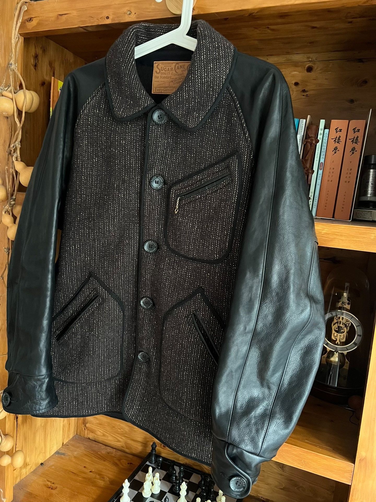 Sugar Cane Sugar Cane BBJ Horse Leather Wool Jacket Size US M / EU 48-50 / 2 - 3 Thumbnail