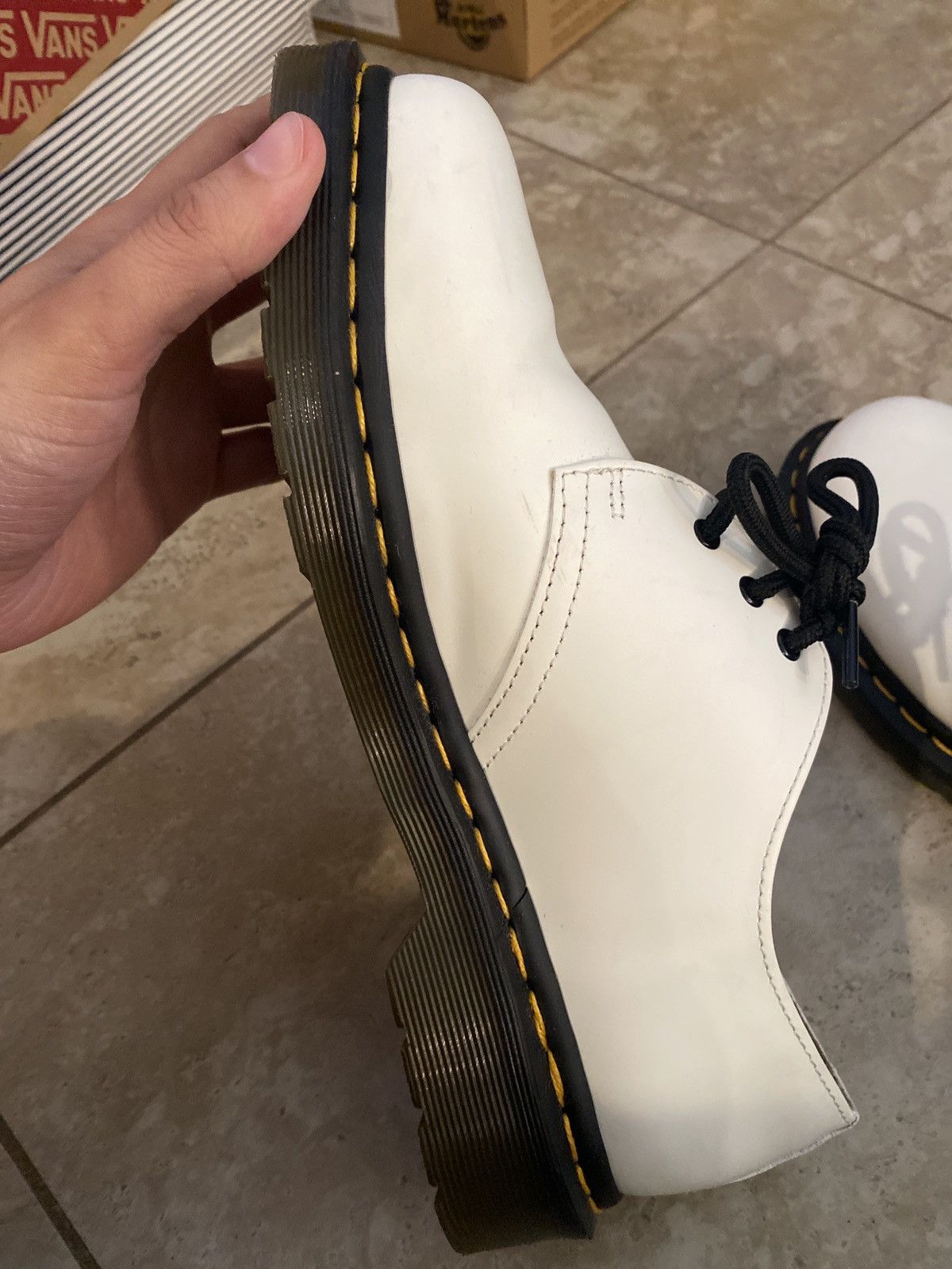 Dr. Martens 1461 White Dr. Marten Boots Size US 8 / EU 41 - 5 Thumbnail