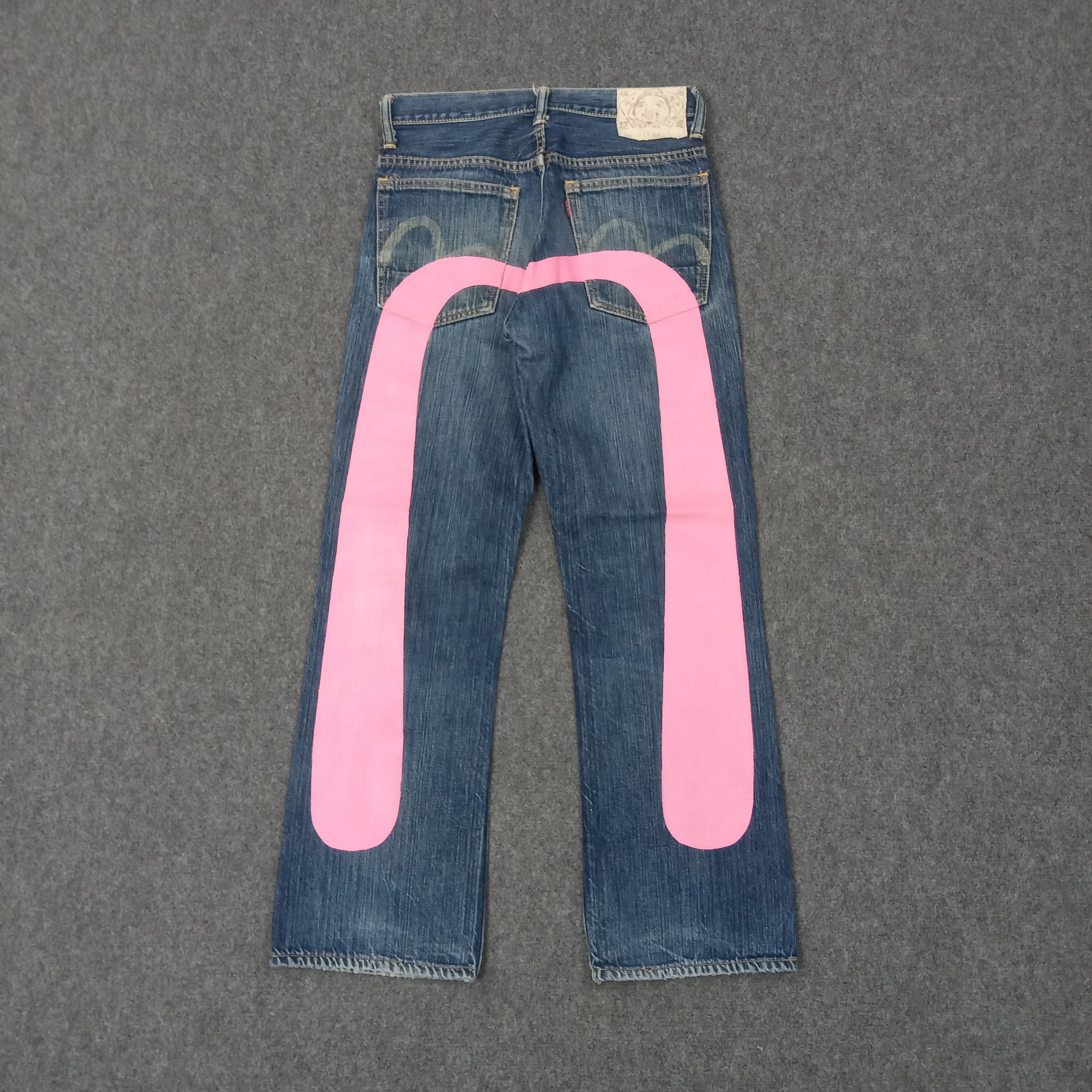 Evisu EVISU Japanese Brand Daicock Custom Style Jeans C252N19 Size US 27 - 1 Thumbnail