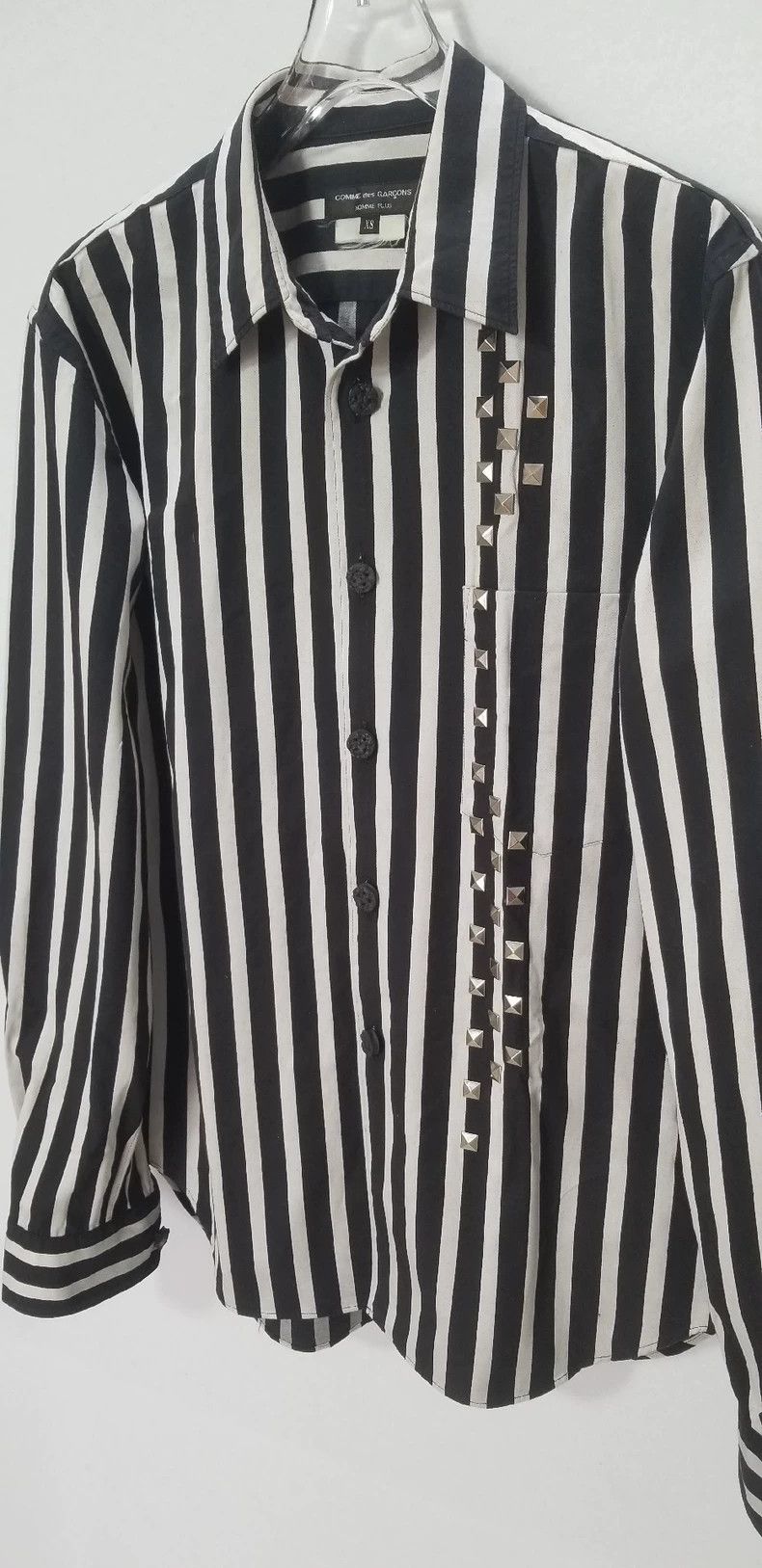 Comme des Garcons COMME des Garcons Striped Rivet Shirt - dmc Size US XS / EU 42 / 0 - 1 Thumbnail