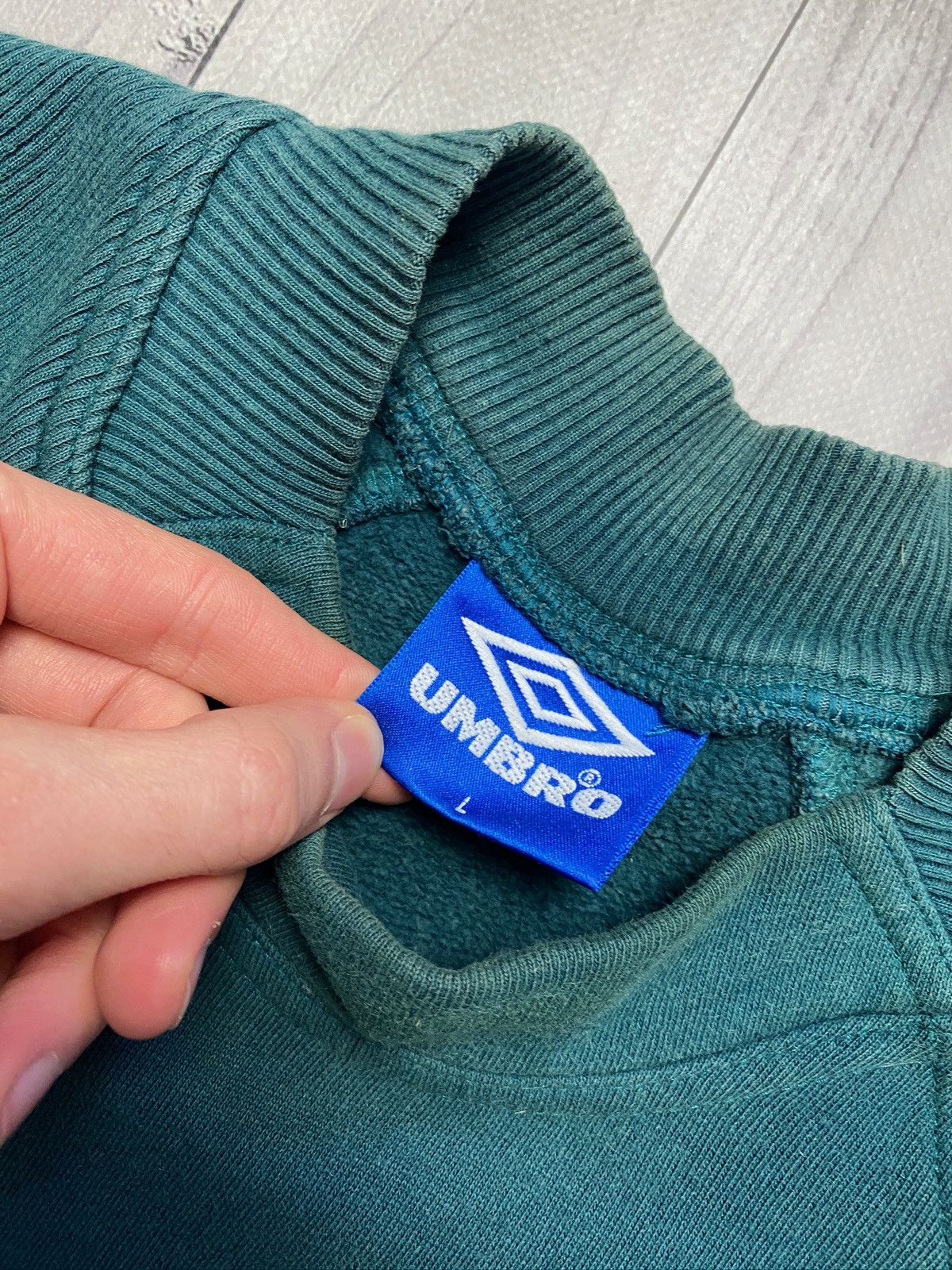 Umbro Vintage Umbro sweat Tee big central logo Umbro pro Size US L / EU 52-54 / 3 - 3 Thumbnail