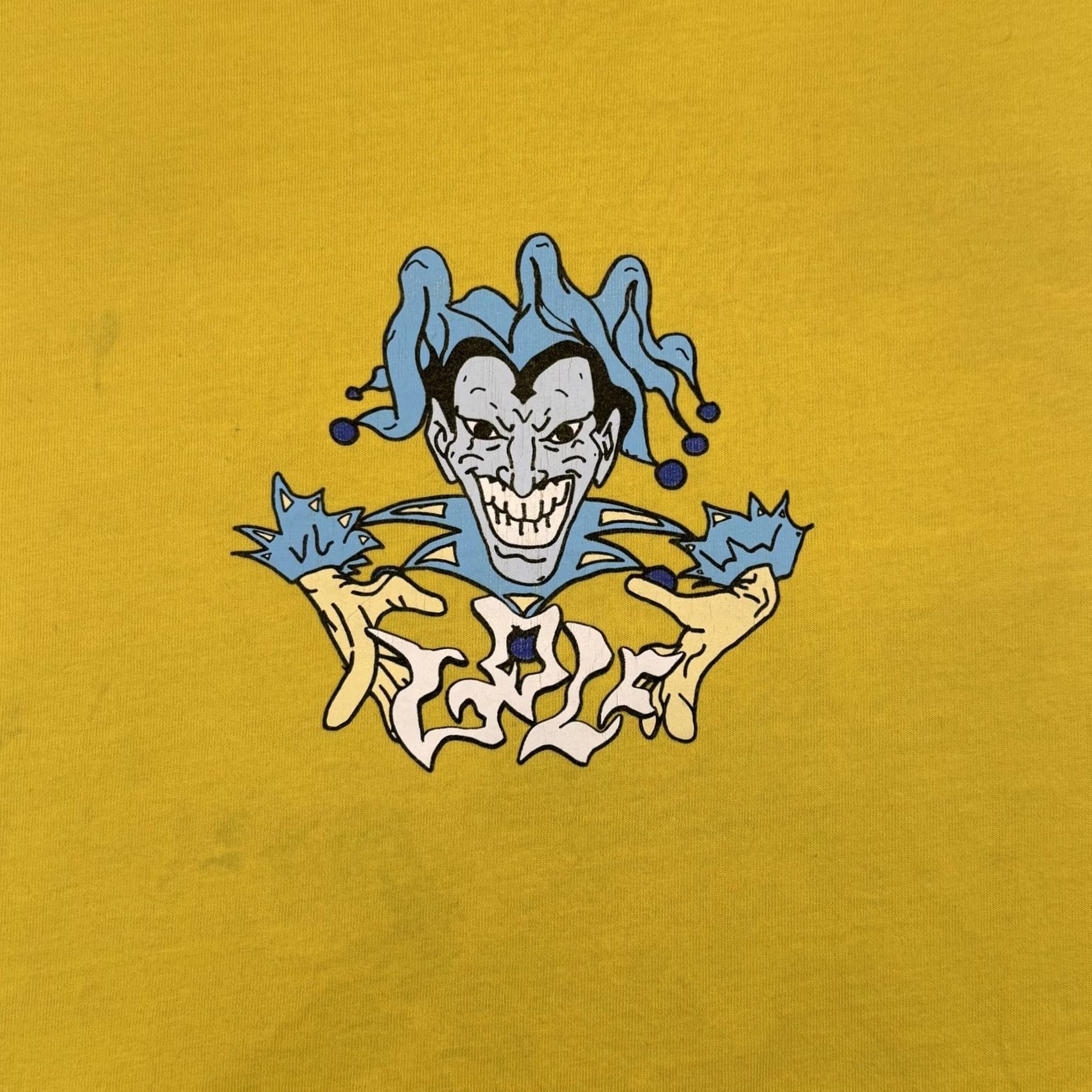 Golf Wang Golf Wang Shirt Mens Medium Yellow Jester Joker Graphic Tee Streetwear Size US M / EU 48-50 / 2 - 2 Thumbnail