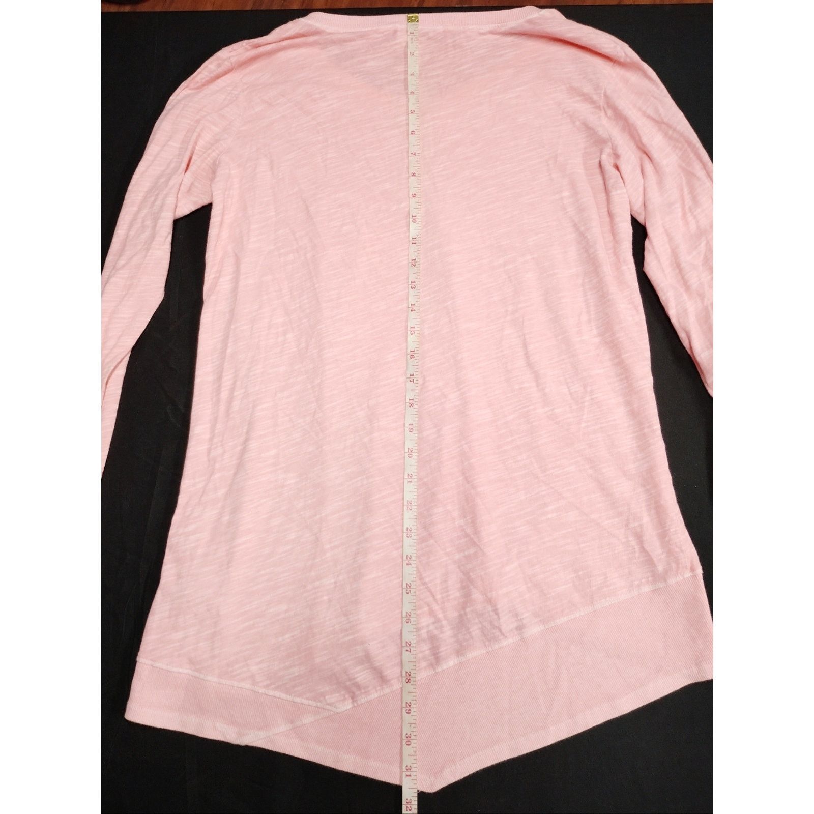 Fresh Laundry Light Pink V-Neck Long Sleeve Top Size S / US 4 / IT 40 - 6 Thumbnail